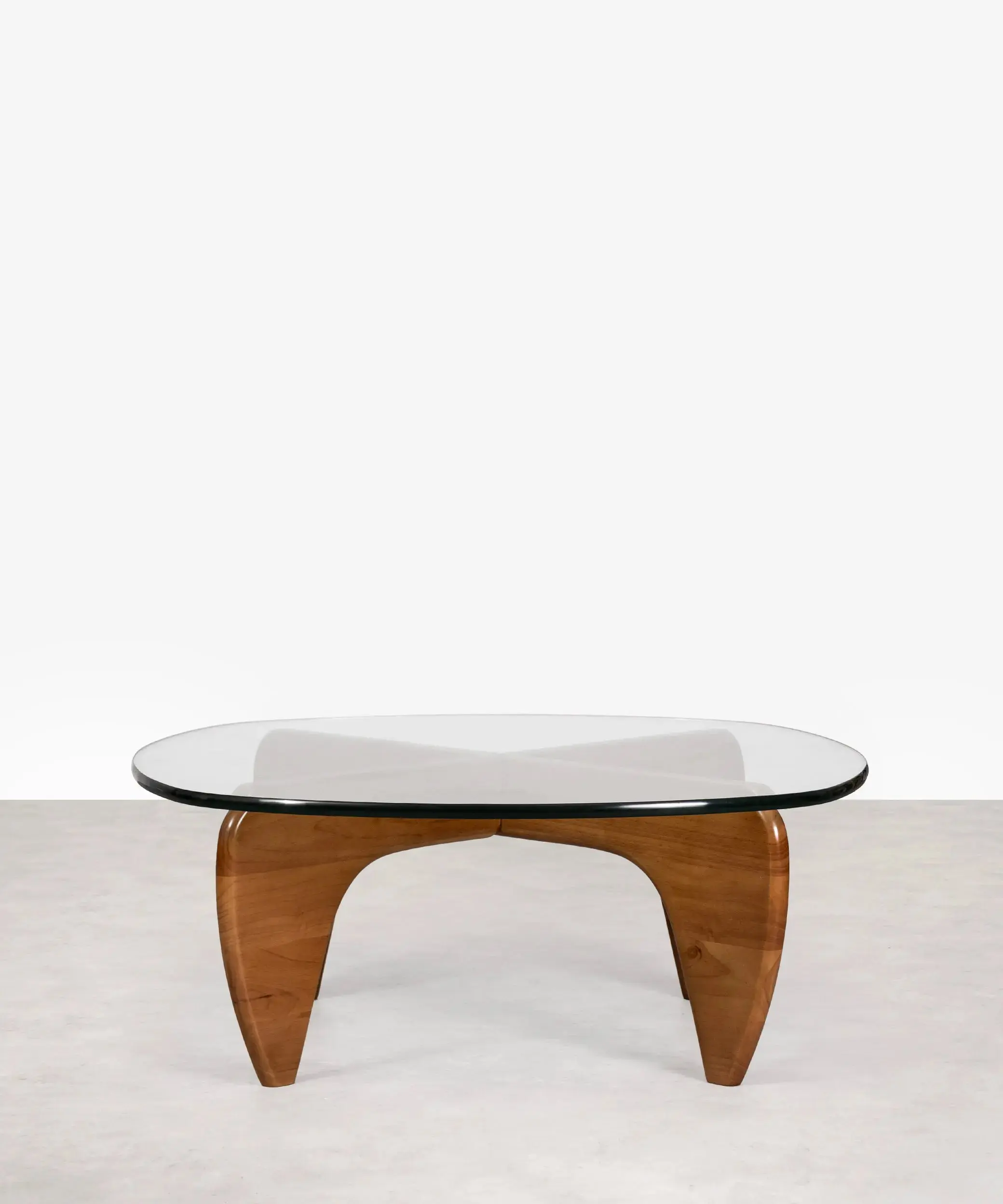 Mesa de Centro en Cristal Templado y Madera Michi Noriaki - Image 7