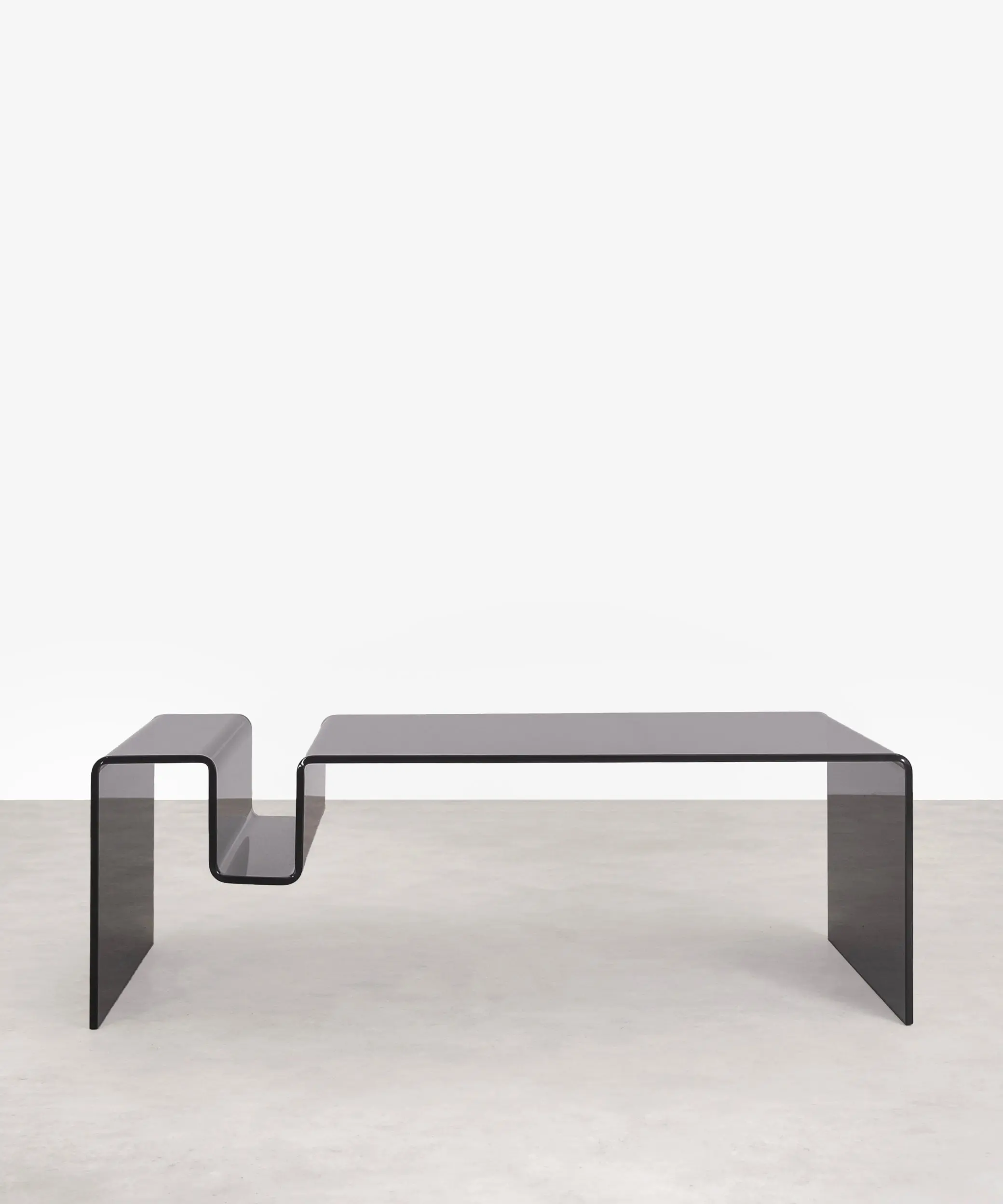 Mesa de Centro Rectangular de Cristal Templado Harbor (120x60 cm) - Image 3