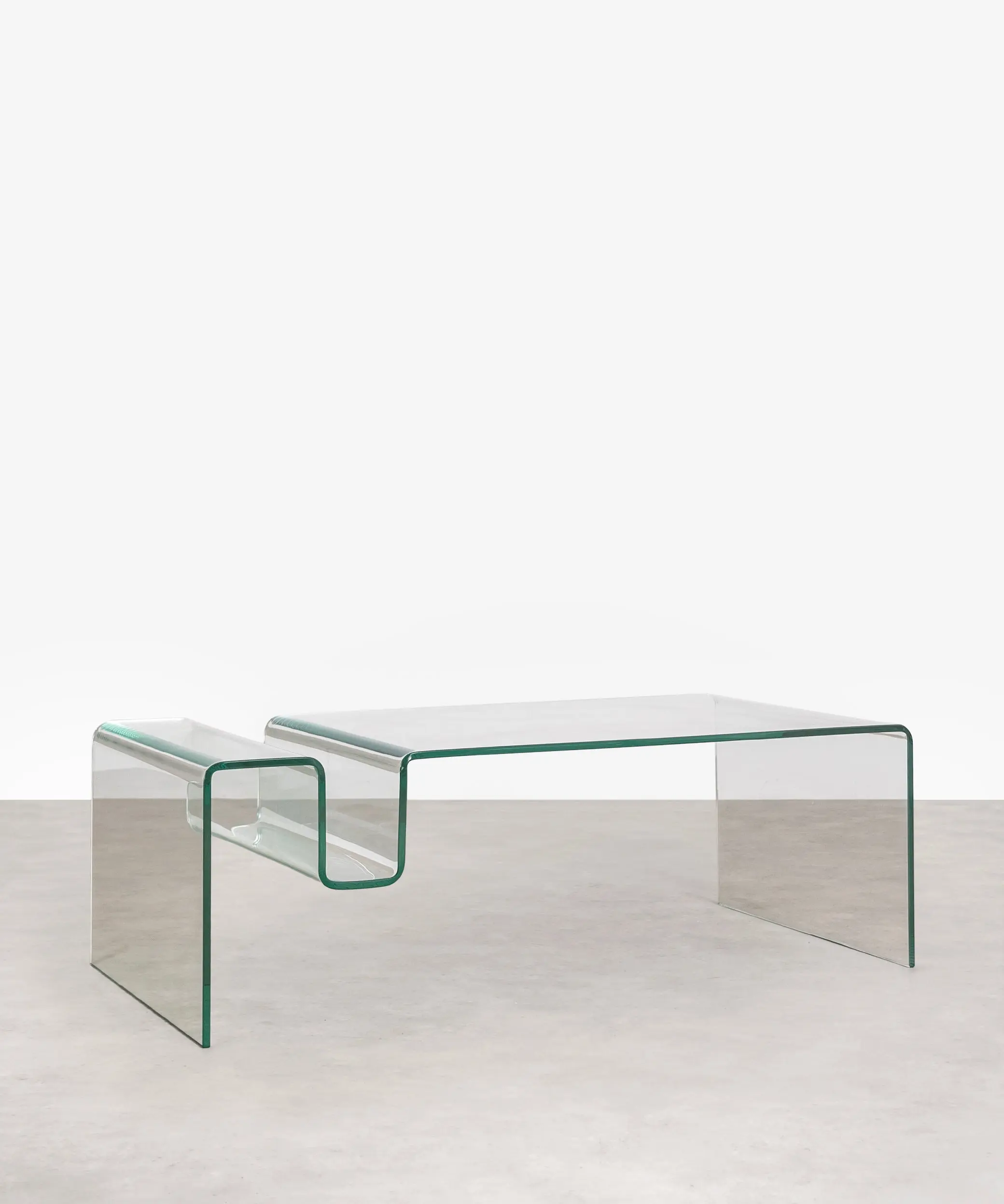 Mesa de Centro Rectangular de Cristal Templado Harbor (120x60 cm) - Image 8