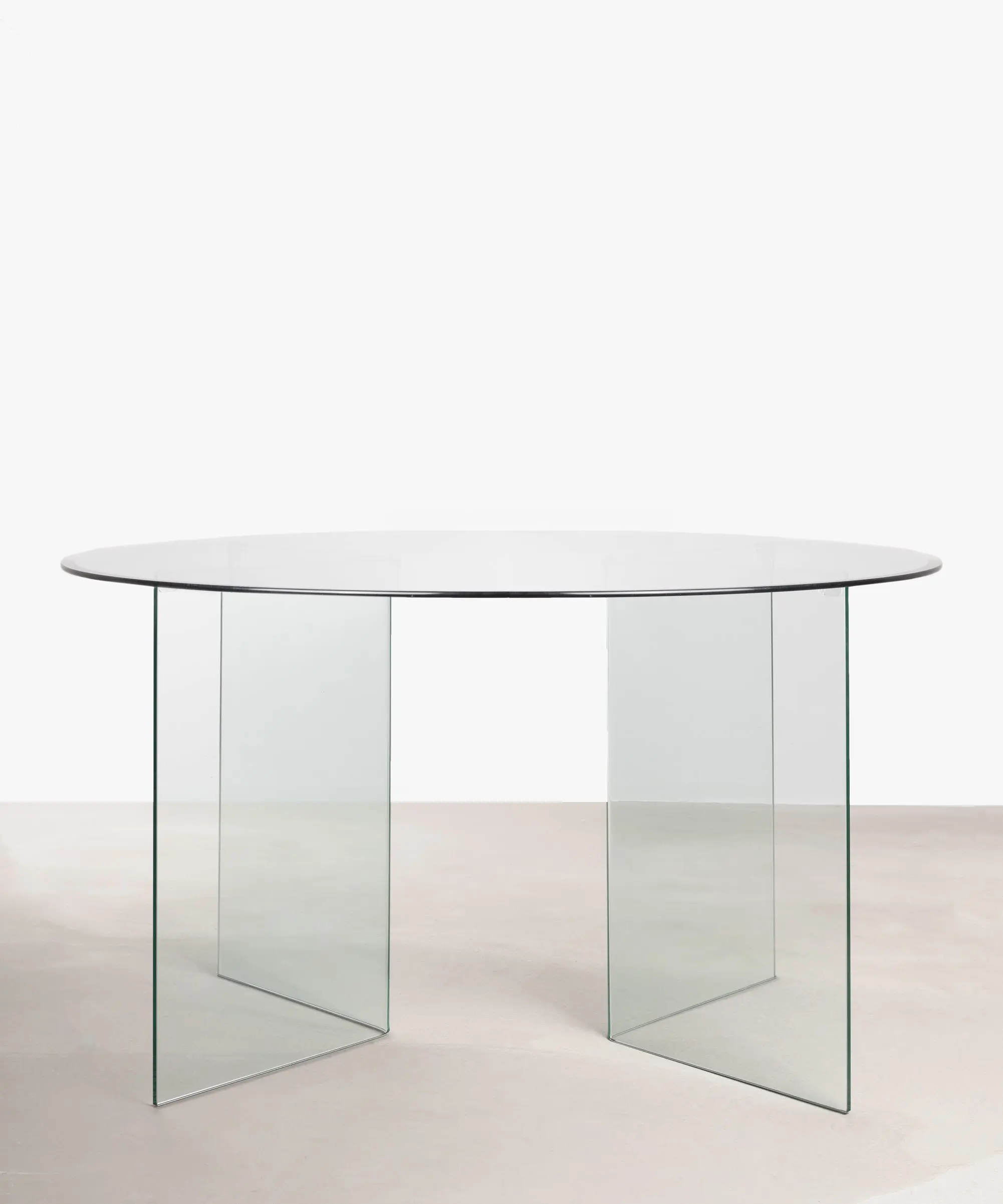Mesa de Comedor Redonda de Cristal Templado Ona 137 cm - Image 3