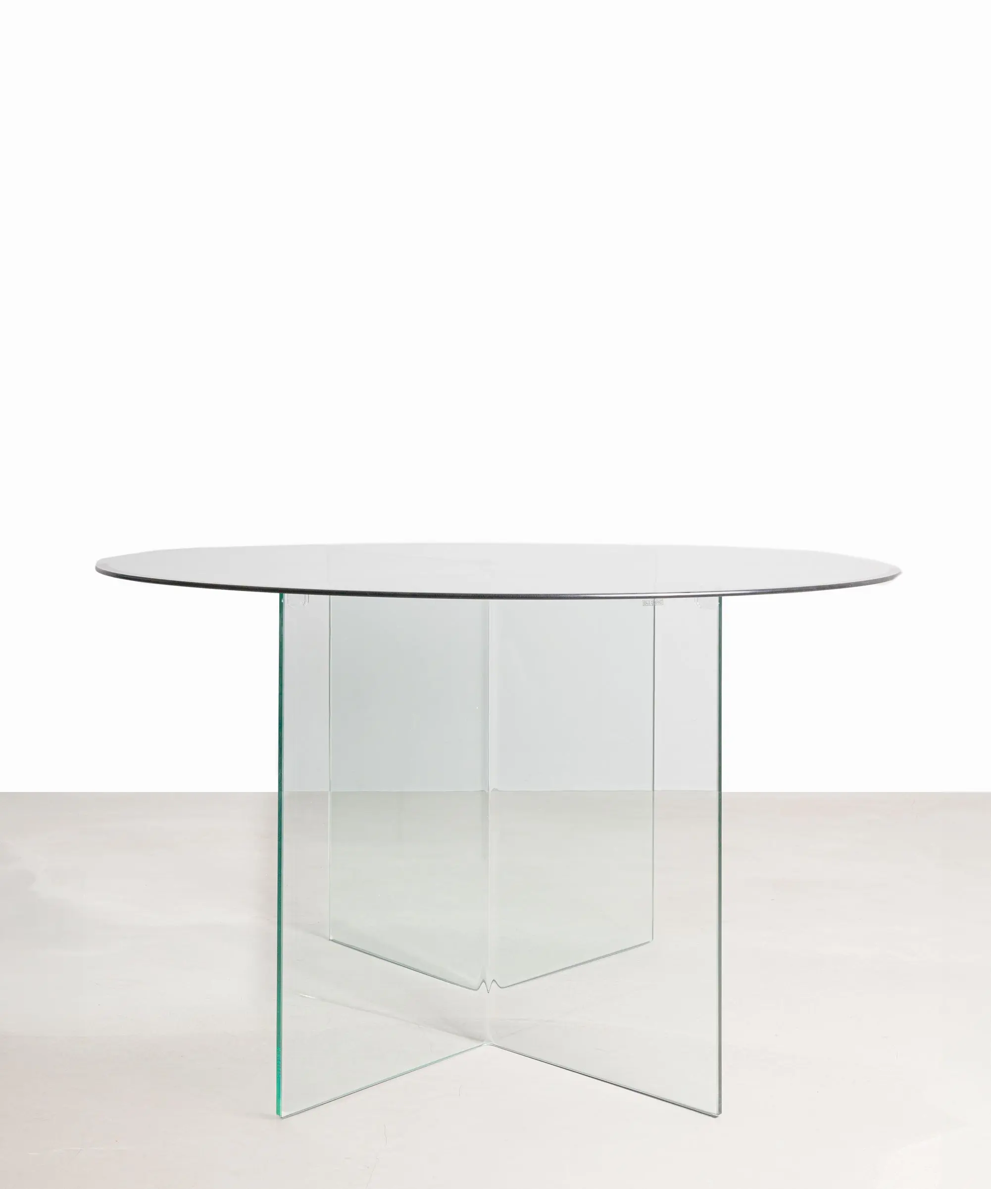 Mesa de Comedor Redonda de Cristal Templado Ona 137 cm - Image 4