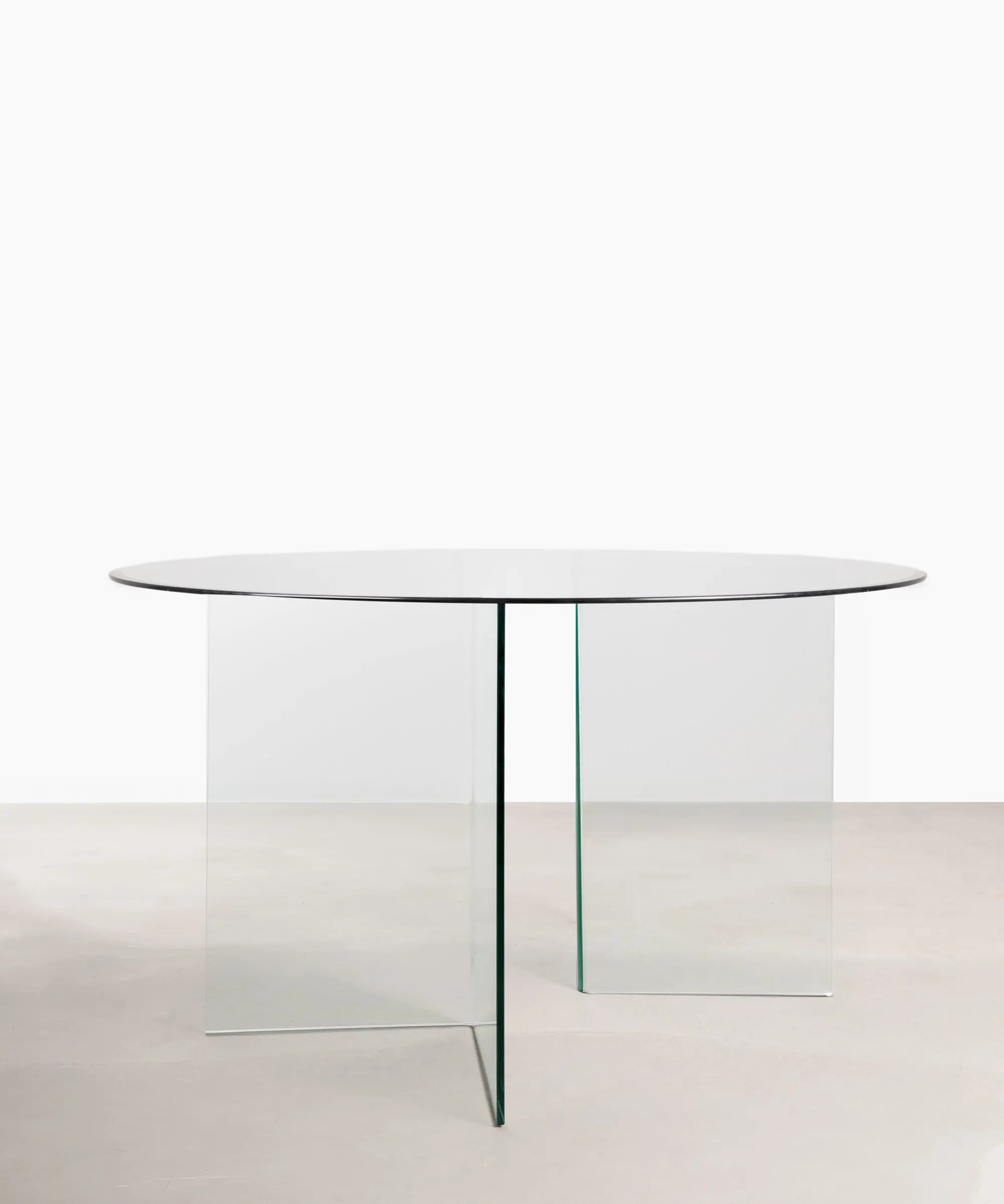 Mesa de Comedor Redonda de Cristal Templado Ona 137 cm - Image 5