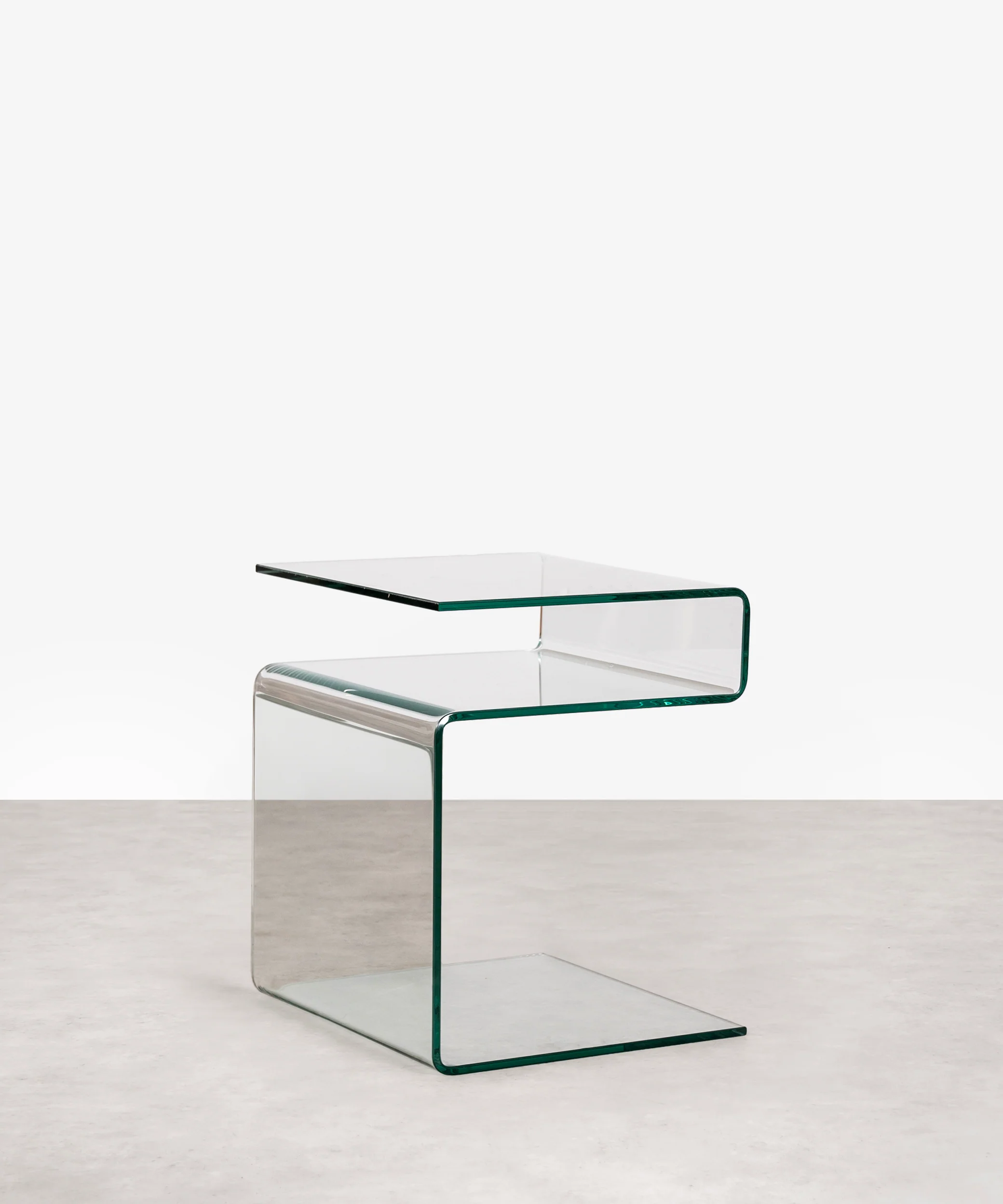 Mesa Auxiliar de Cristal Templado Saura - Image 11