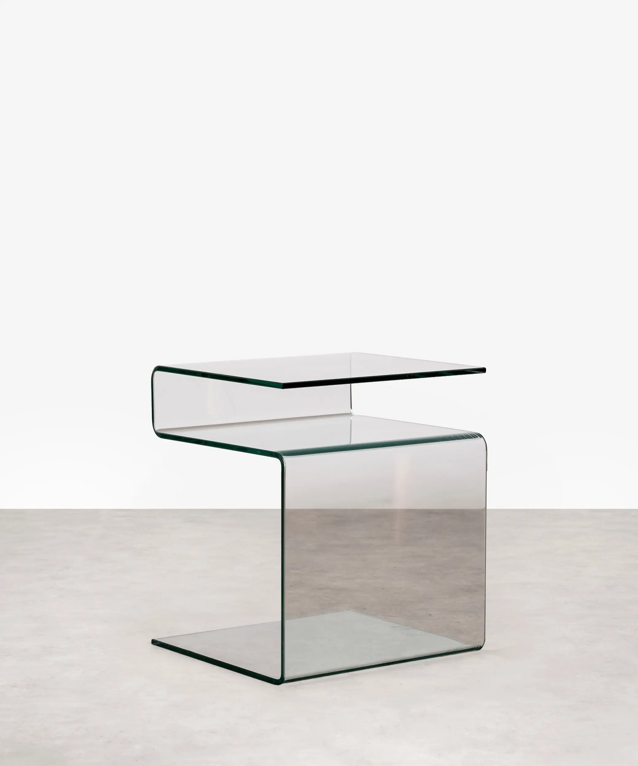 Mesa Auxiliar de Cristal Templado Saura - Image 14