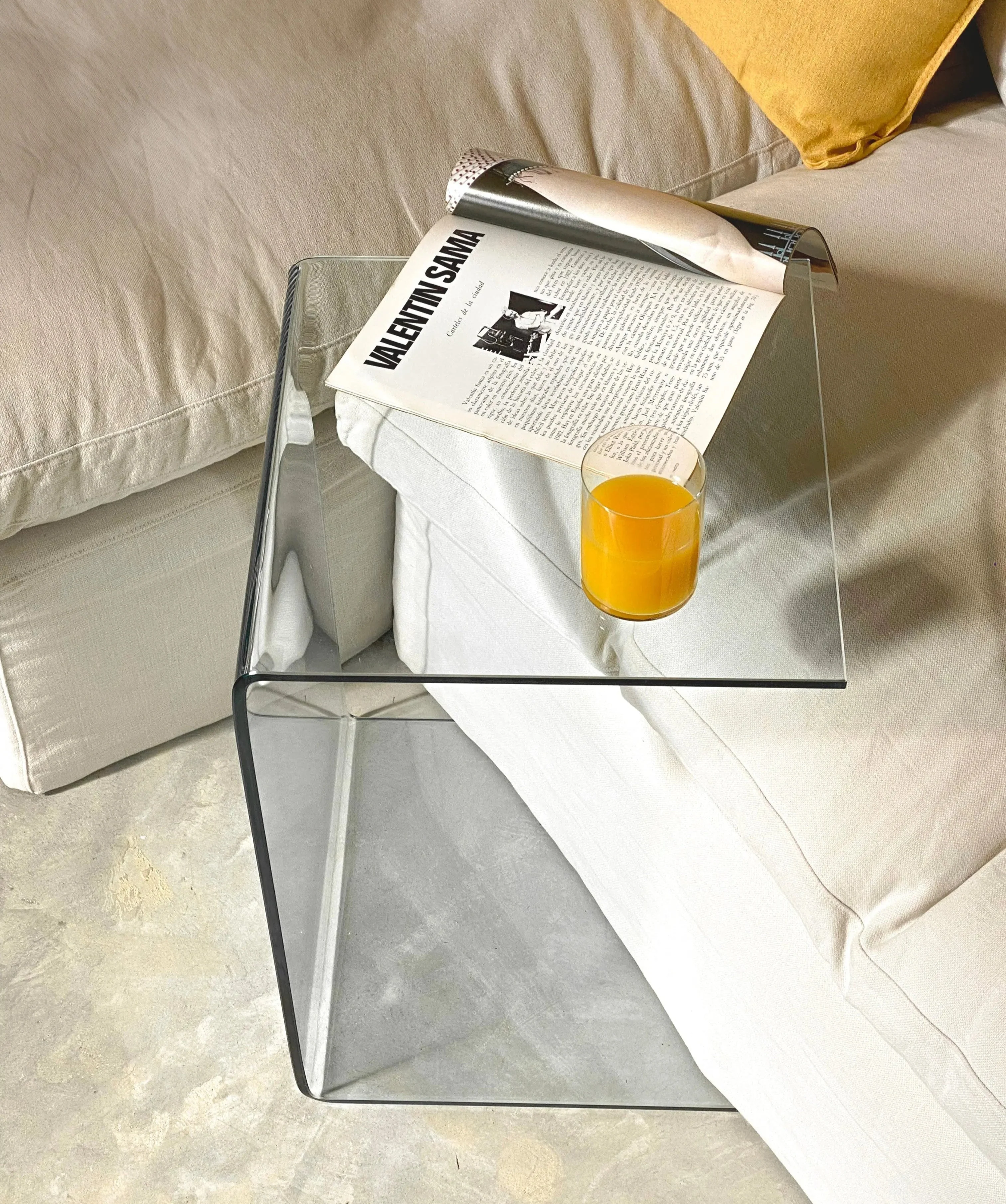 Mesa Auxiliar de Cristal Templado Tossa - Image 10