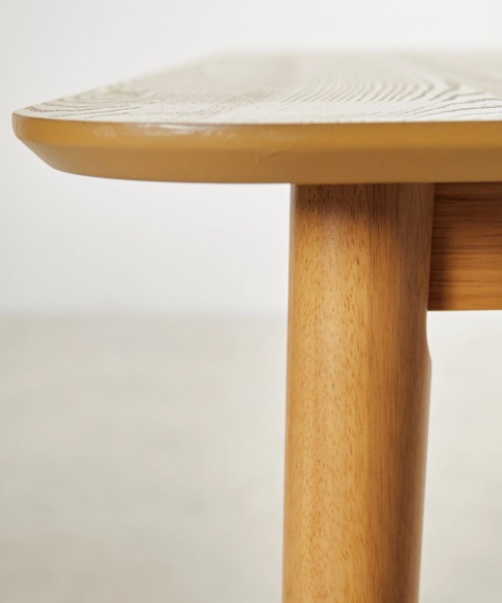 Mesa de comedor de madera rectangular Valeria (120 cm) - Image 5