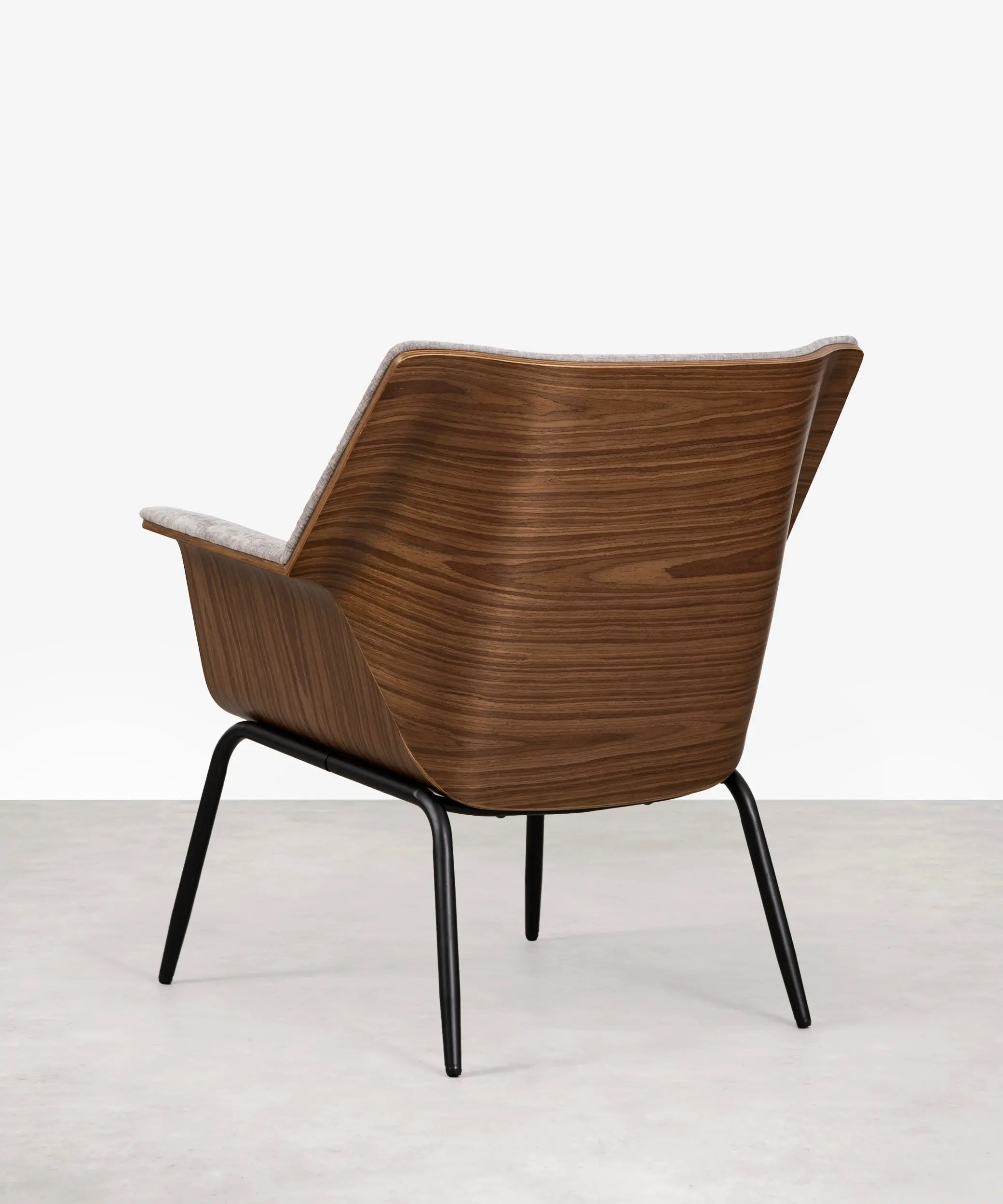 Sillón de Tela Chenilla y Madera Romi - Image 12