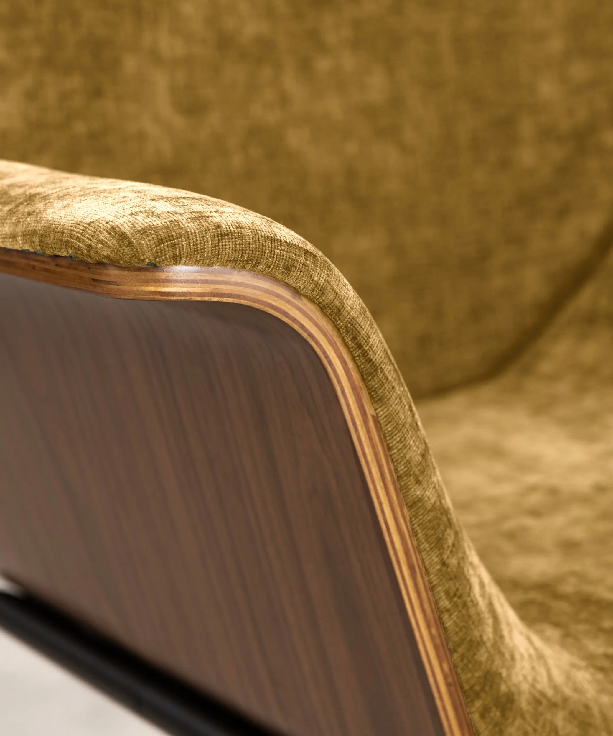 Sillón de Tela Chenilla y Madera Romi - Image 16