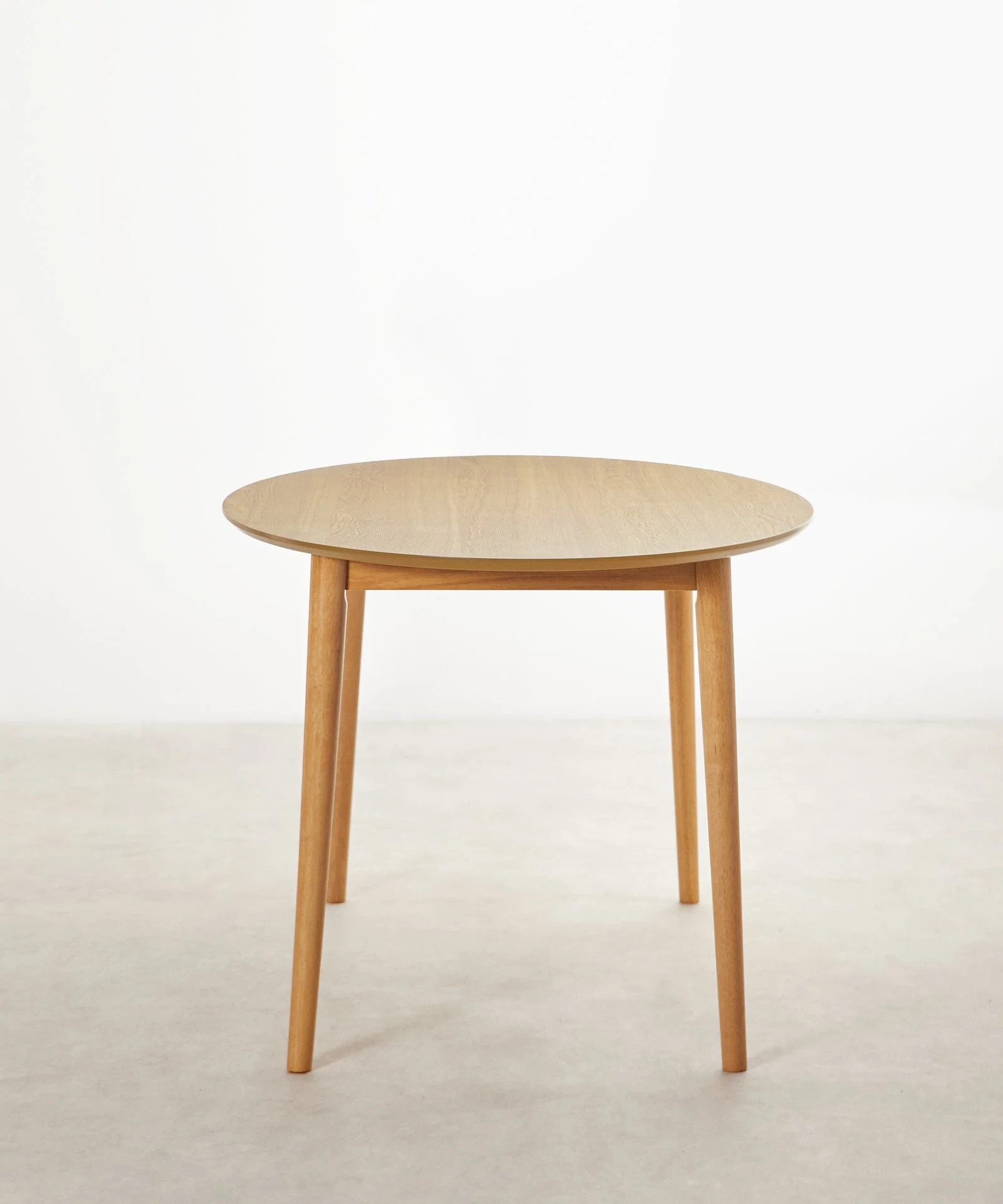Mesa de comedor de madera ovalada Tina (130 cm) - Image 3