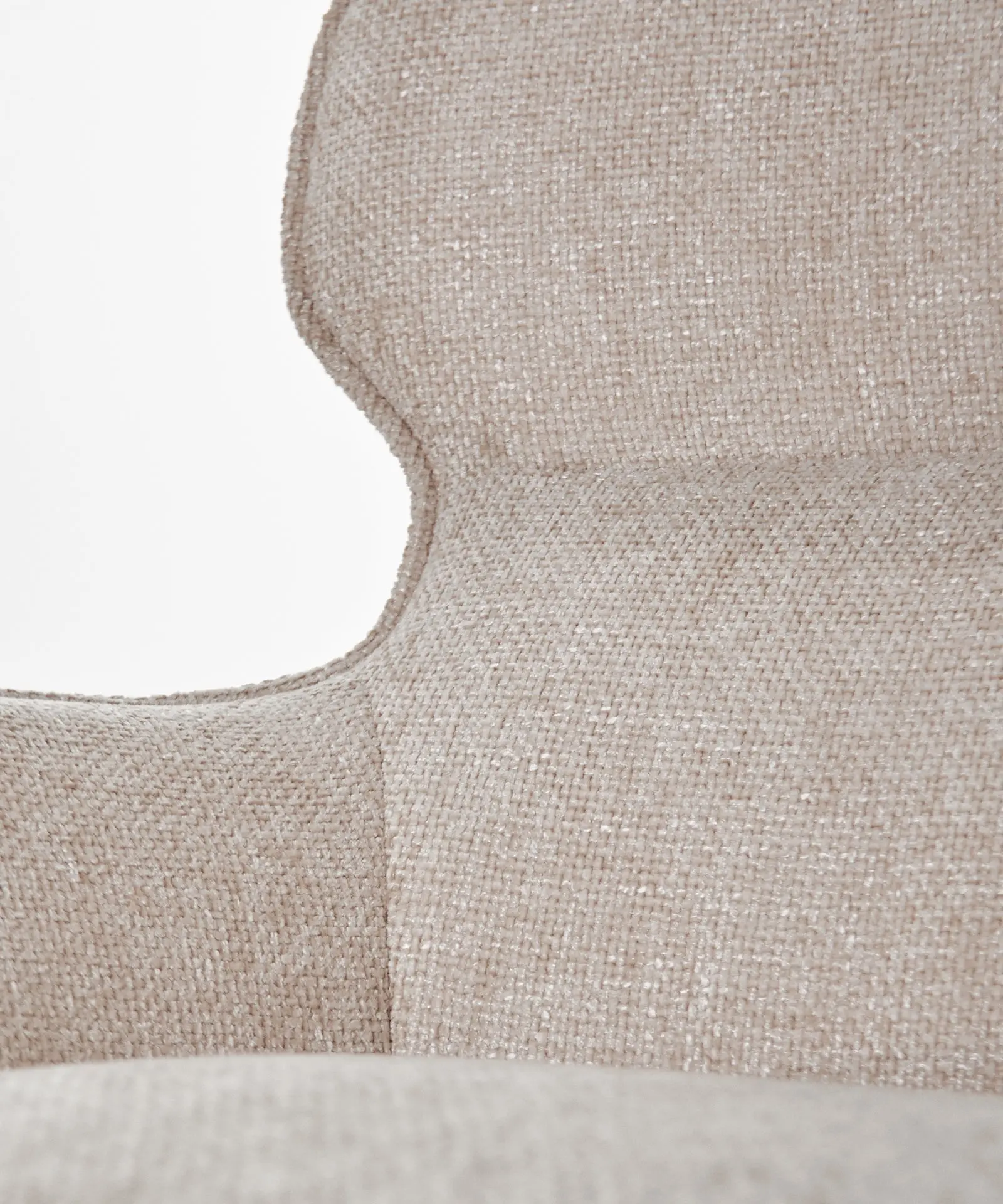 Sillón giratorio en tejido suave Norden - Image 16