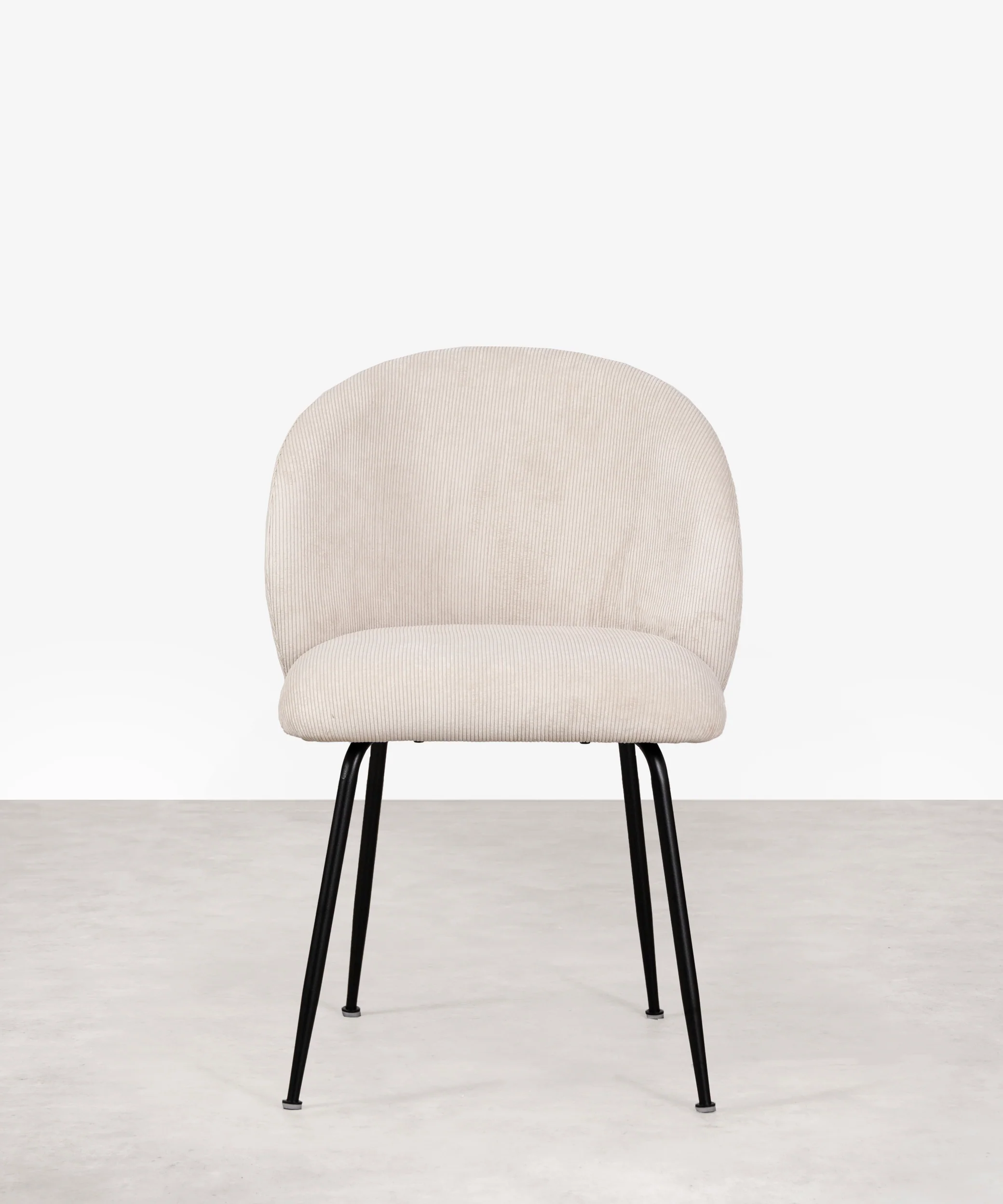 Silla de Comedor en Pana y Metal Agnes - Image 3