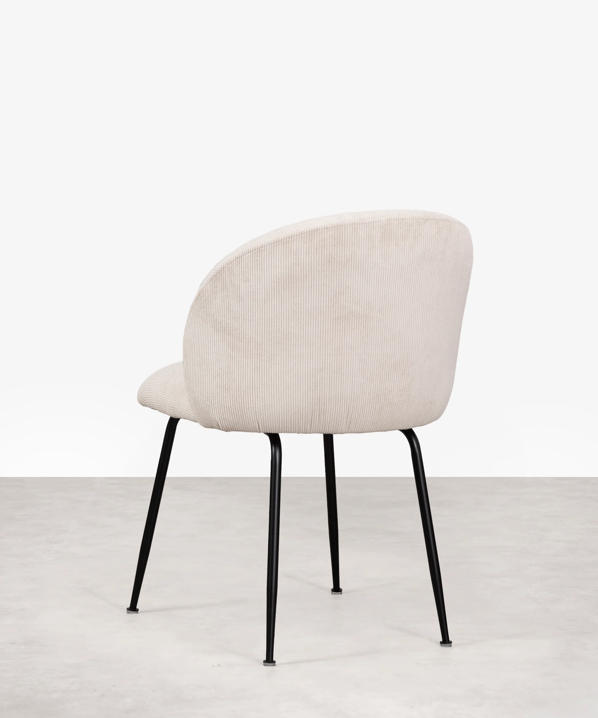 Silla de Comedor en Pana y Metal Agnes - Image 5