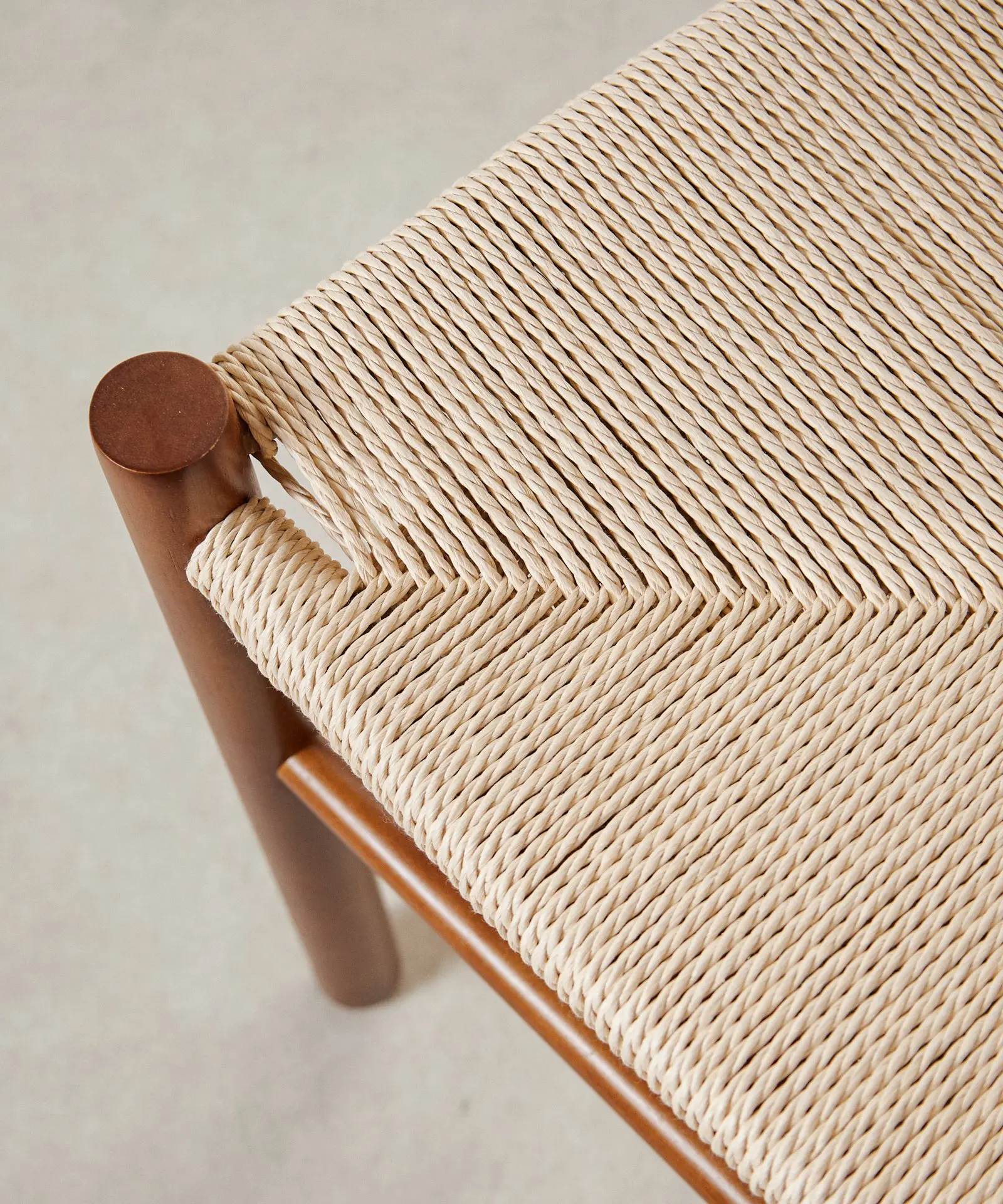 Silla de Comedor de Madera y Cuerda Trenzada Alba - Image 12