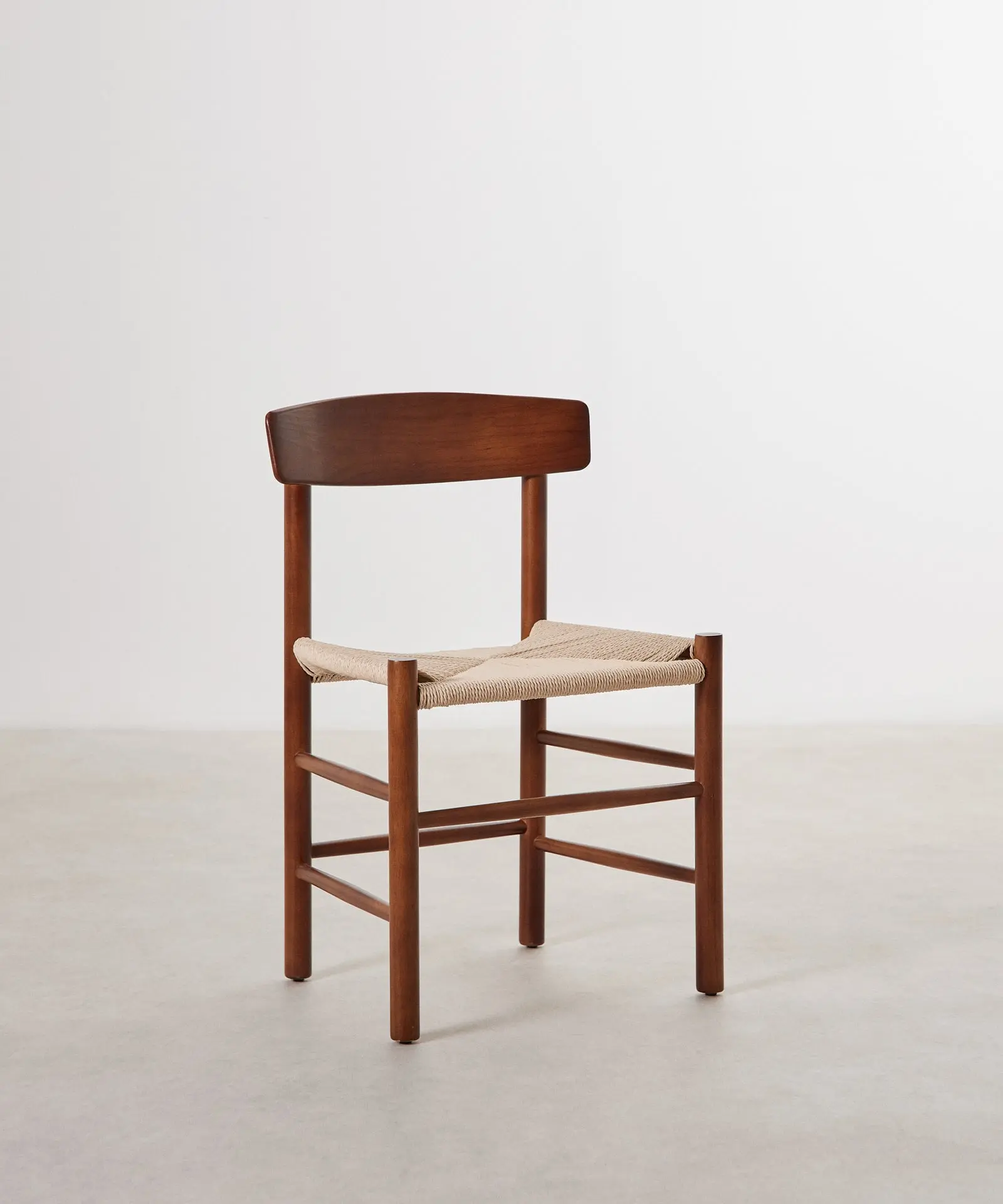Silla de Comedor de Madera y Cuerda Trenzada Alba - Image 13