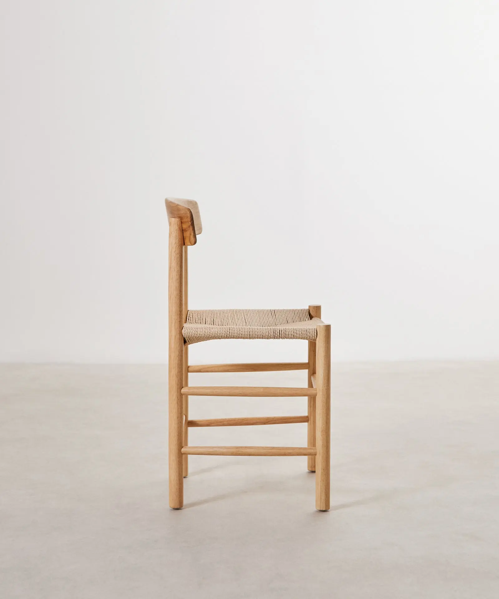 Silla de Comedor de Madera y Cuerda Trenzada Alba - Image 4