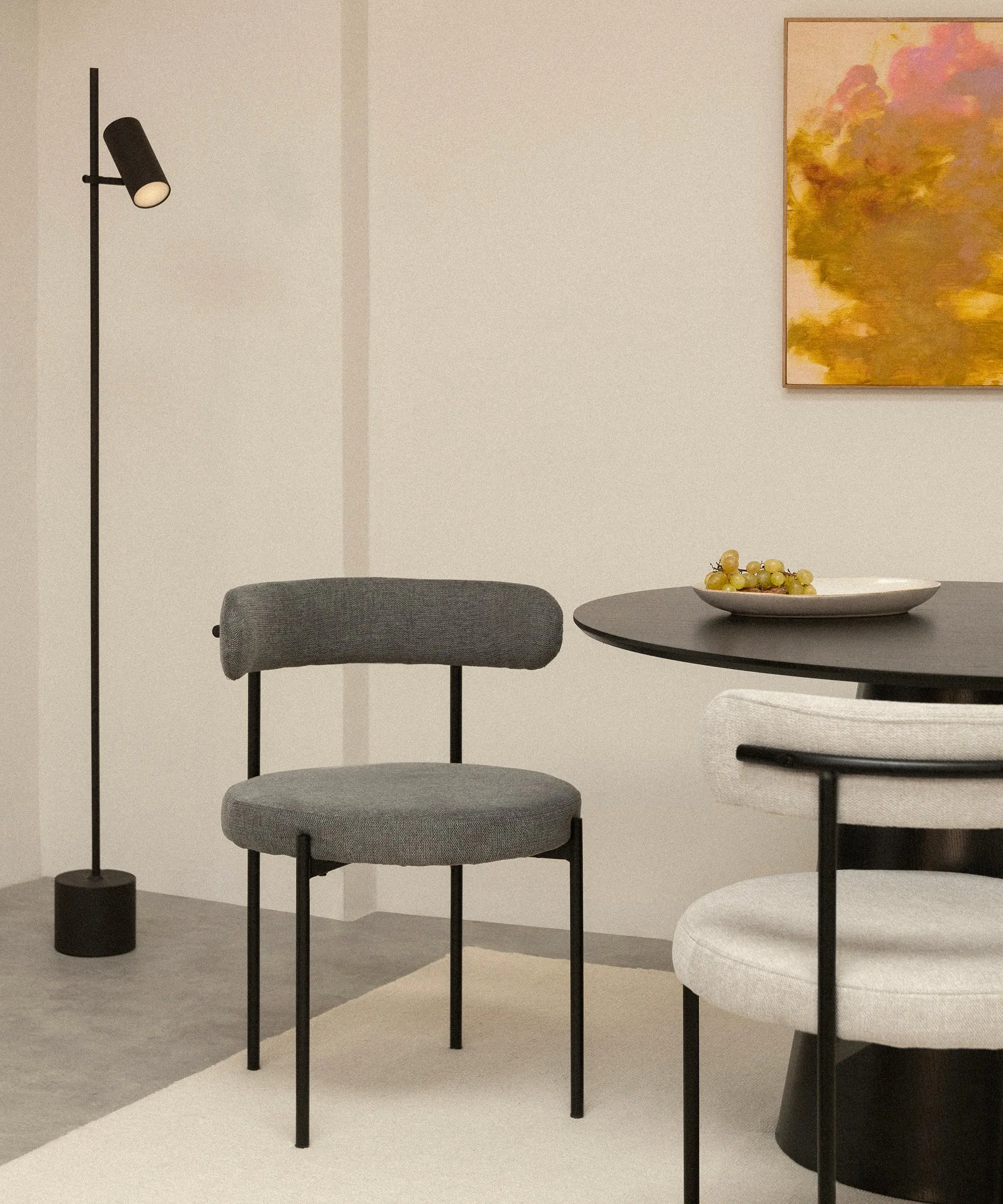 Silla de Comedor en Tela y Metal Alexia - Image 22