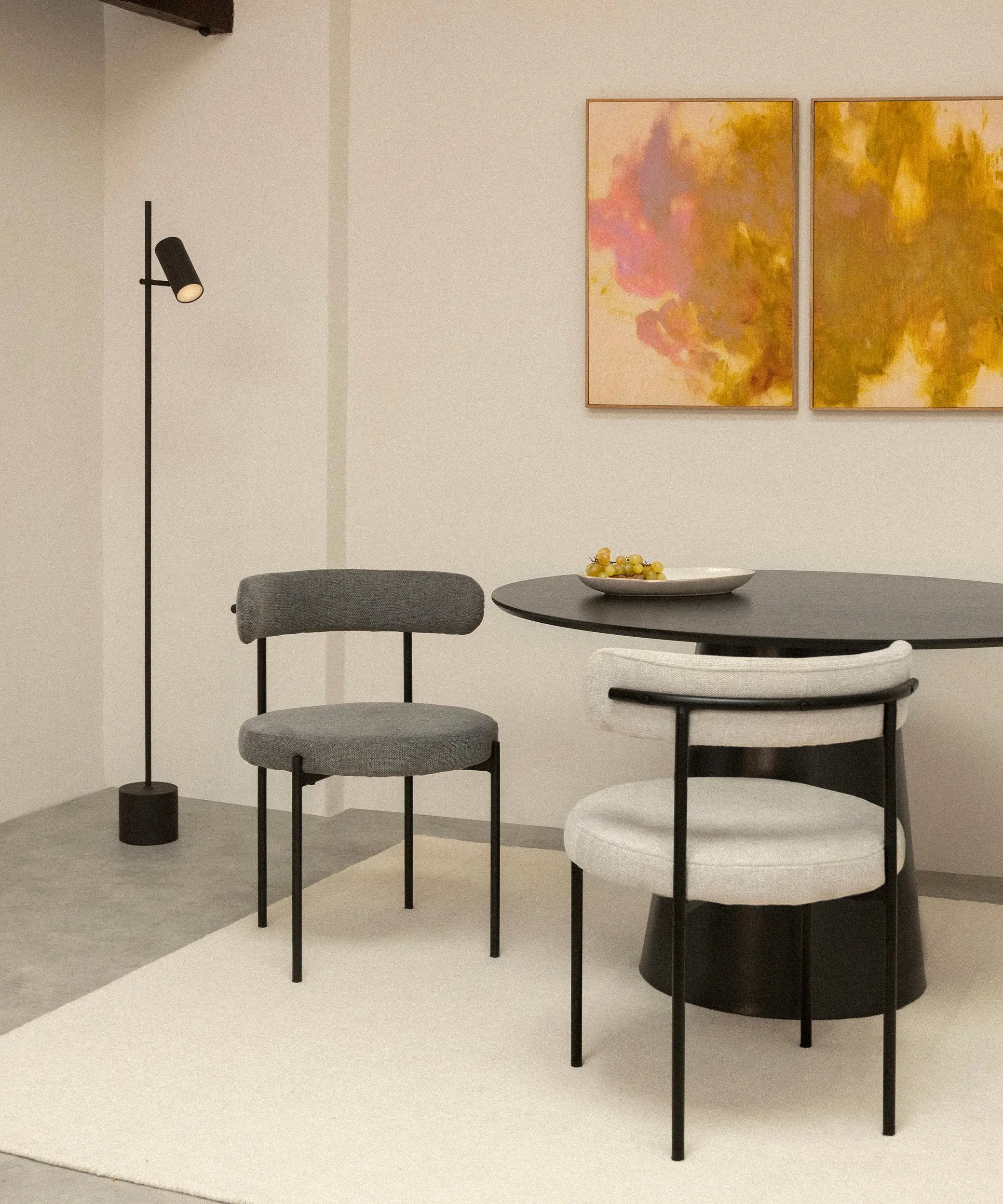 Silla de Comedor en Tela y Metal Alexia - Image 26