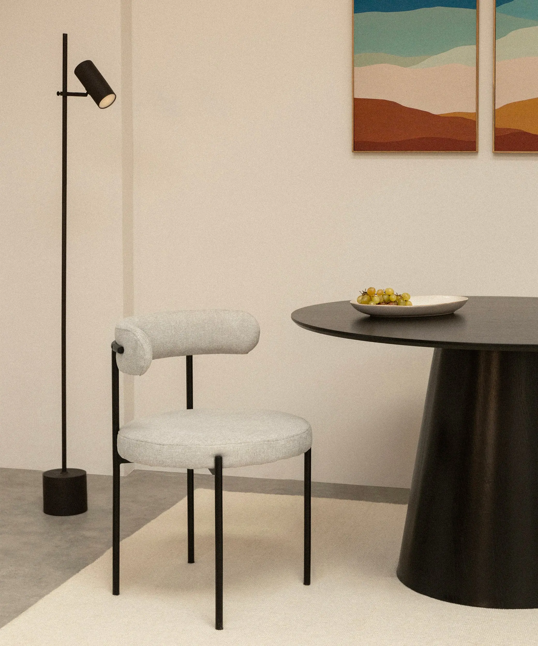 Silla de Comedor en Tela y Metal Alexia - Image 39