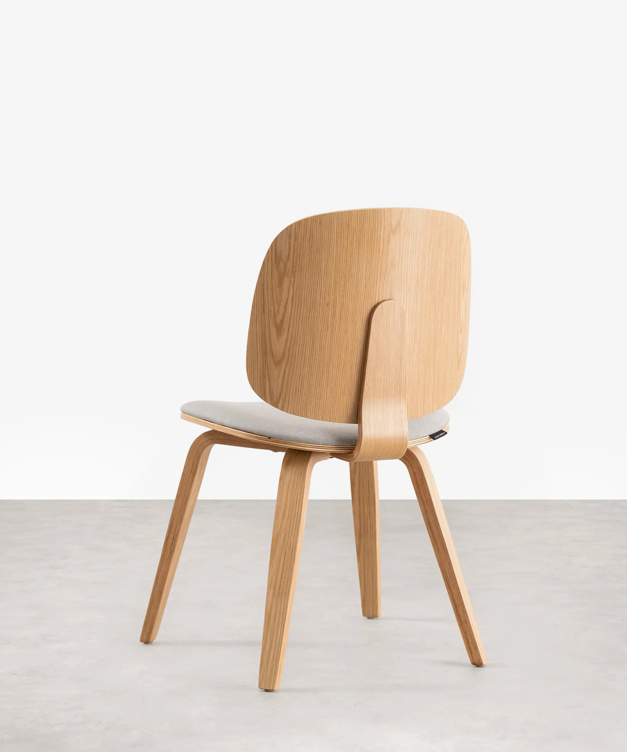 Silla de Comedor en Madera y Tapizada Anouk - Image 12