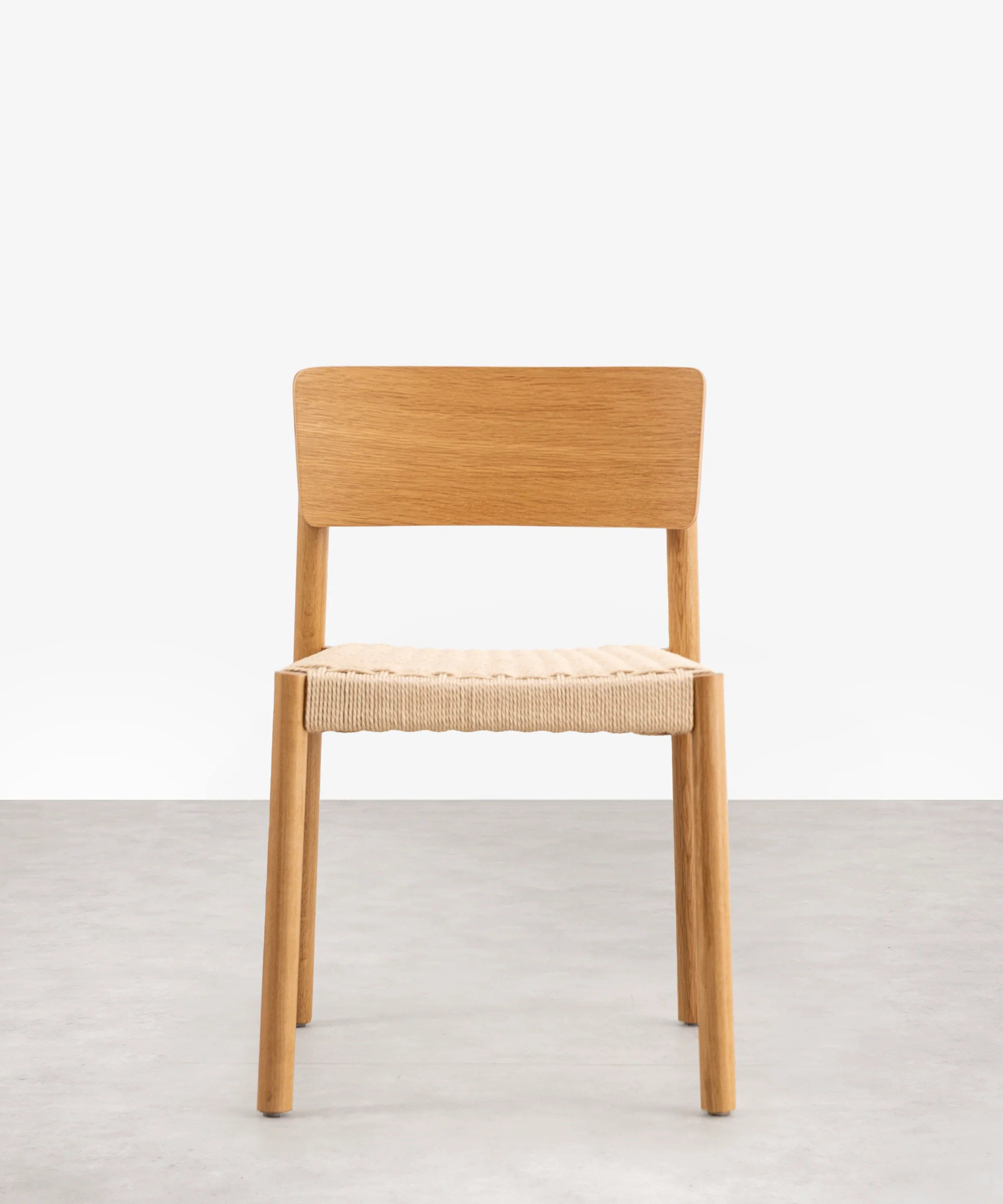 Silla de Comedor en Madera y Cuerda Trenzada Ares - Image 12