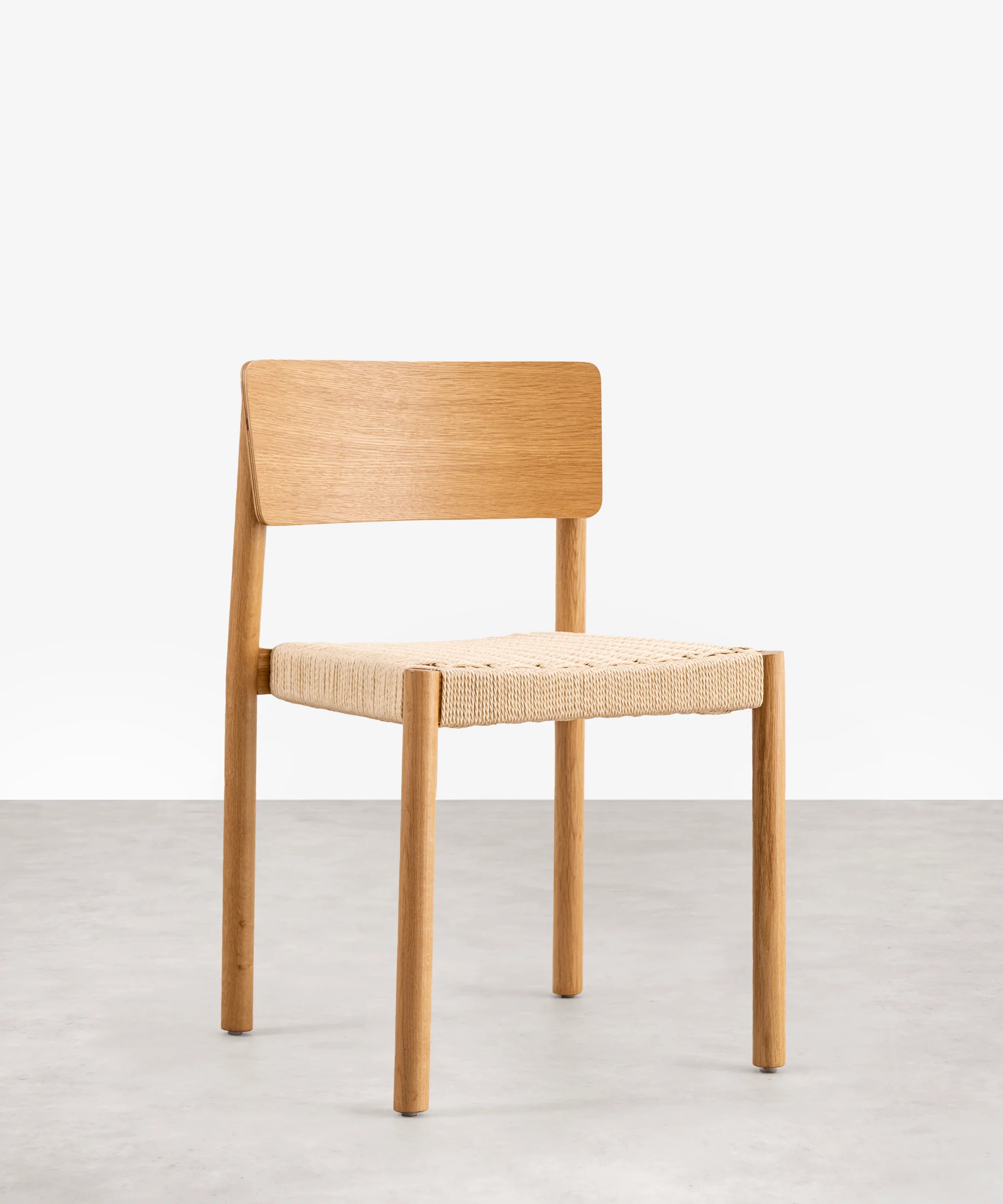 Silla de Comedor en Madera y Cuerda Trenzada Ares - Image 14
