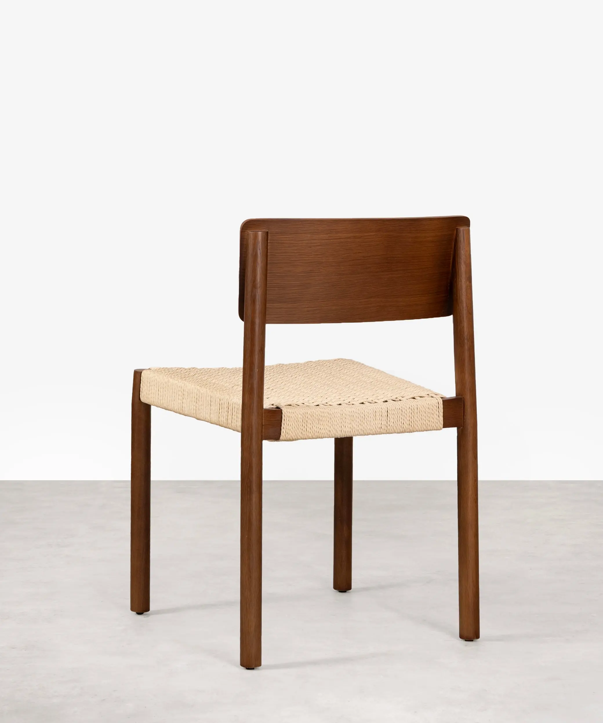 Silla de Comedor en Madera y Cuerda Trenzada Ares - Image 5