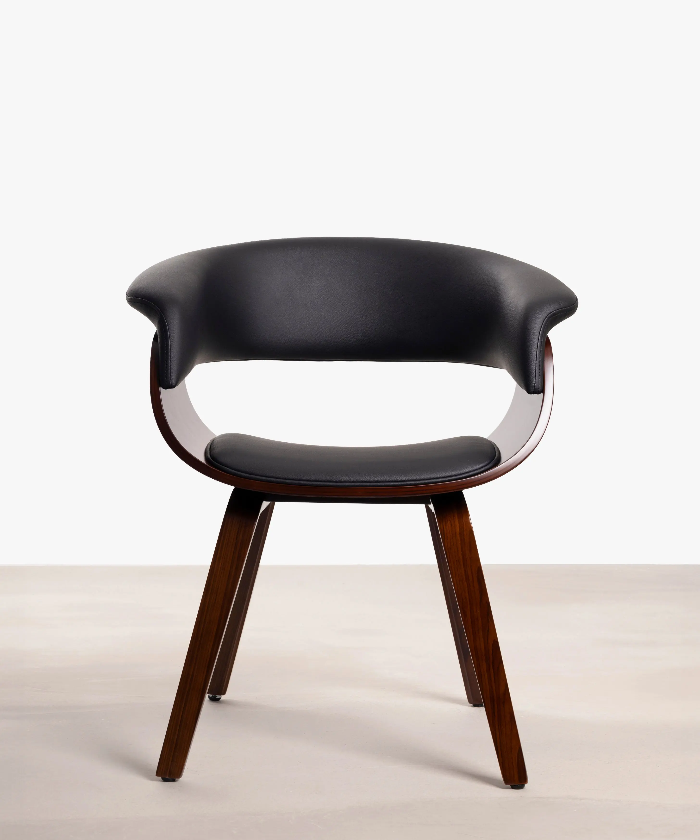 Silla de Comedor en Madera y Polipiel Beckett - Image 13