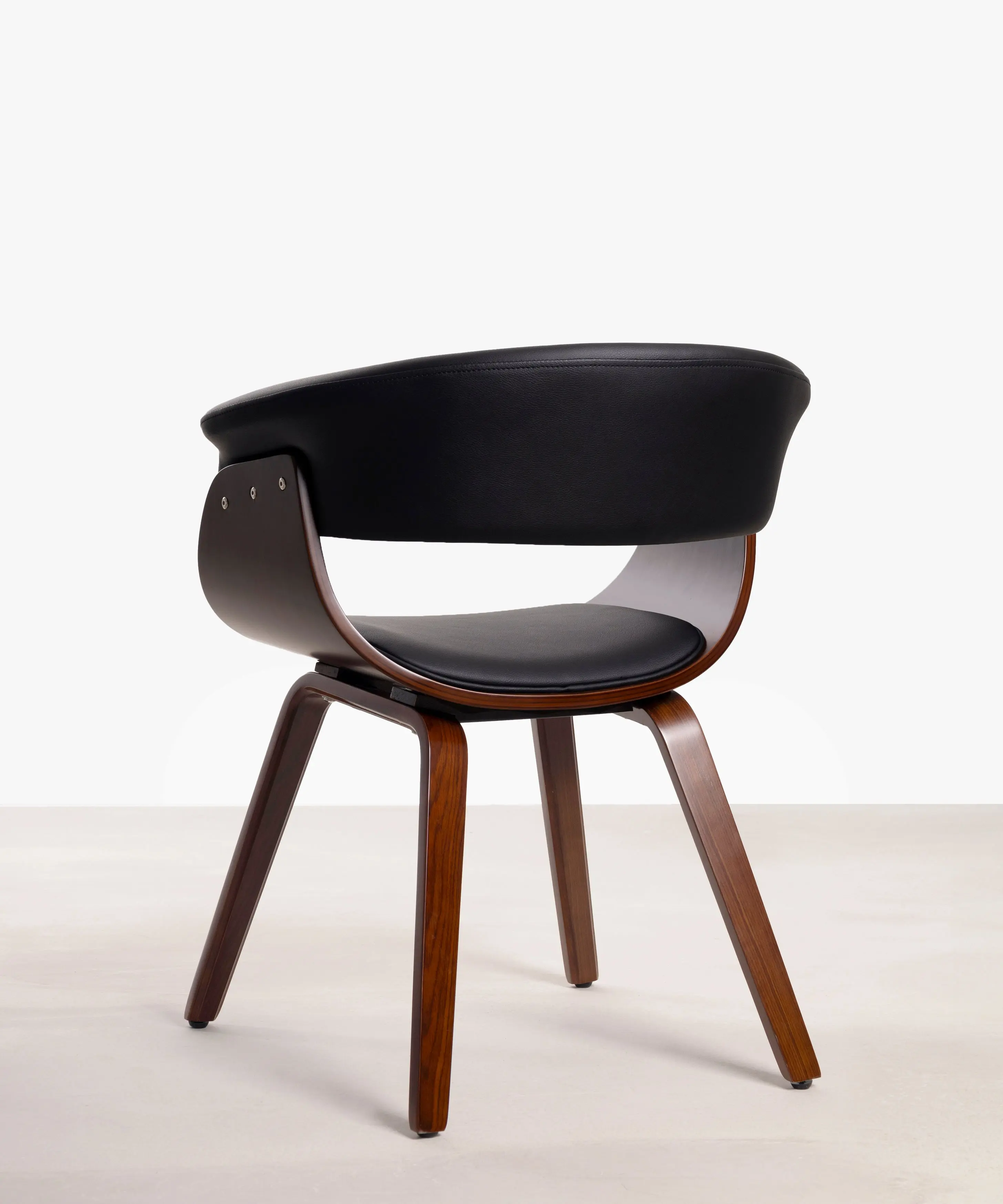 Silla de Comedor en Madera y Polipiel Beckett - Image 14