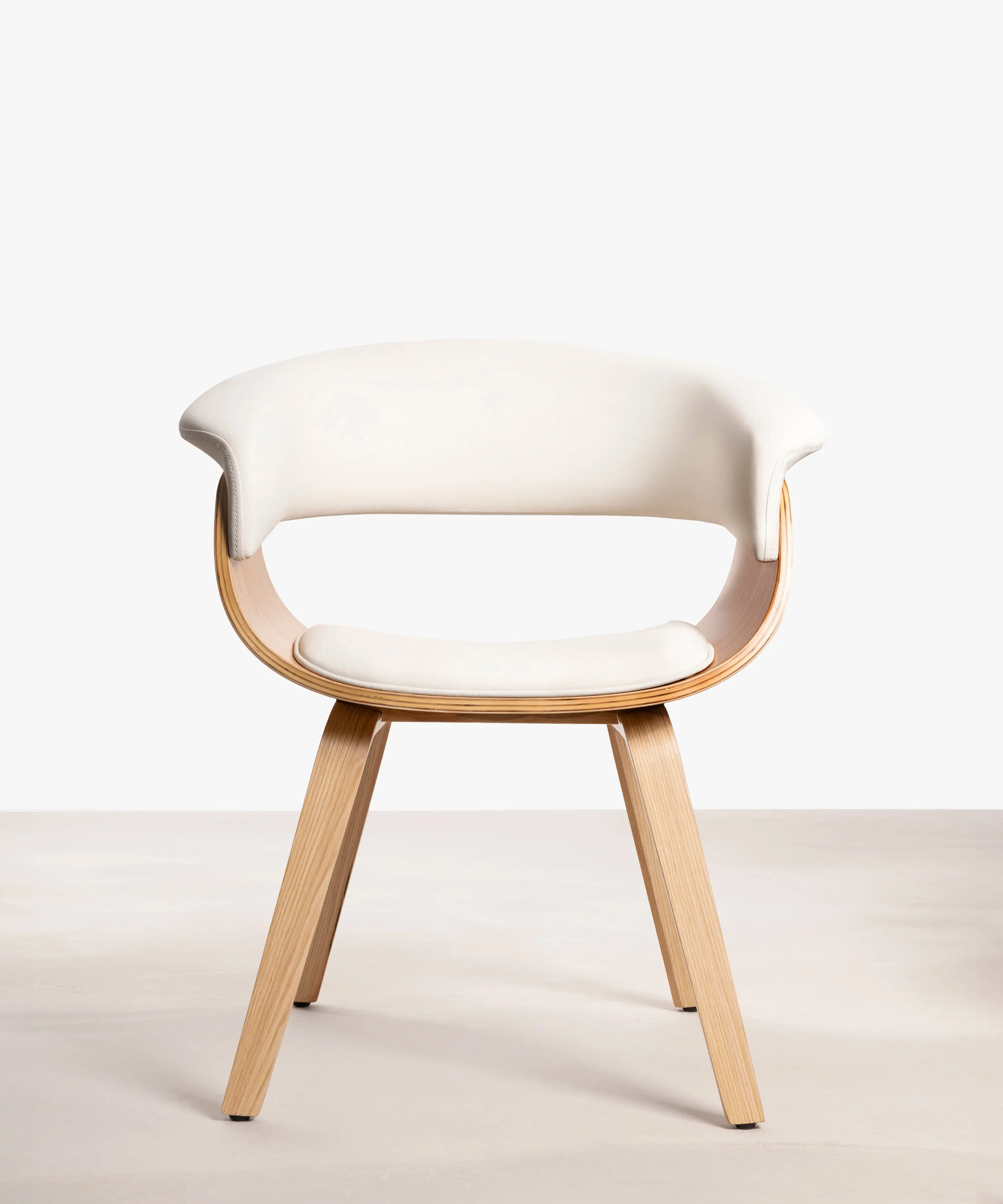 Silla de Comedor en Madera y Polipiel Beckett - Image 21