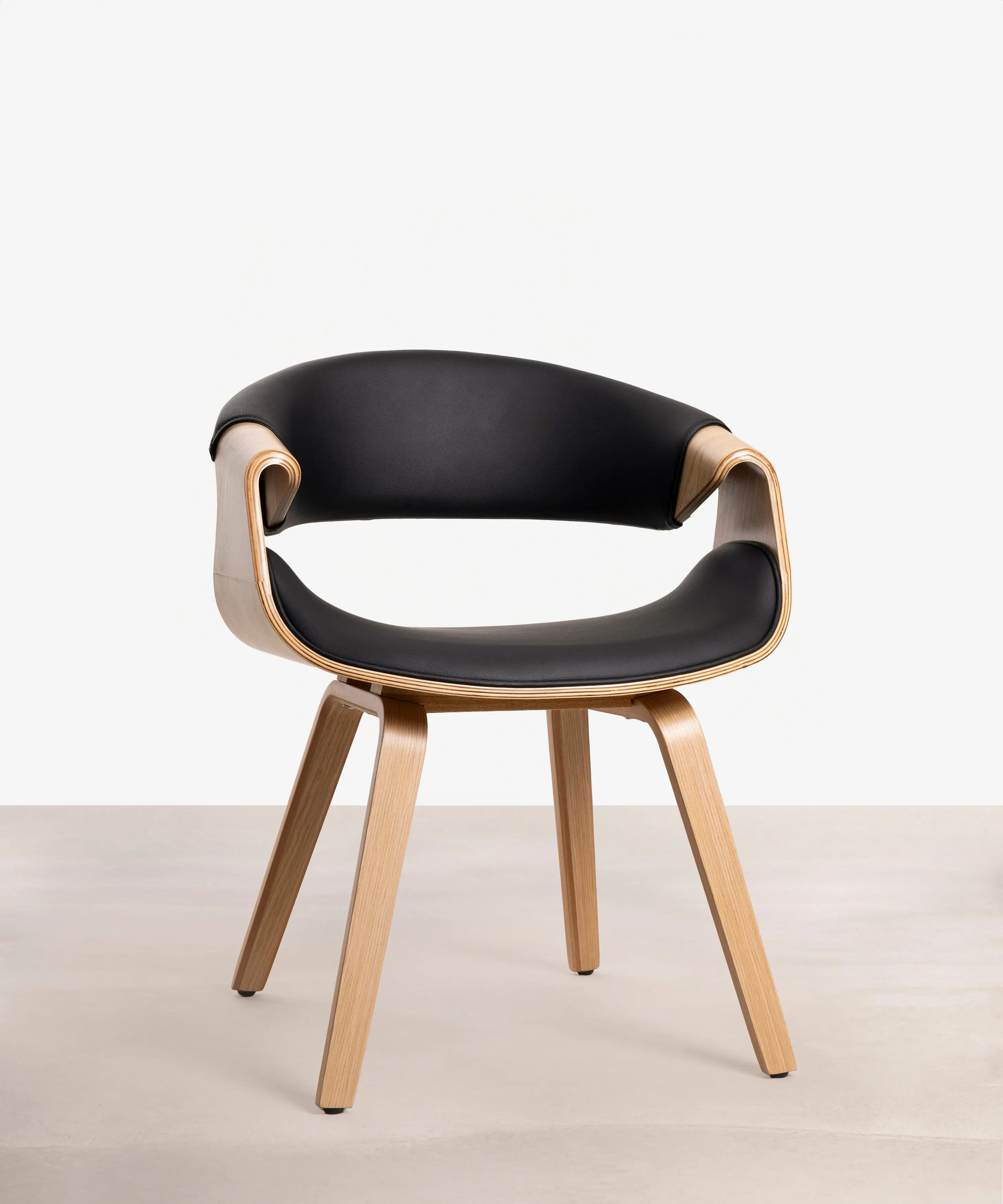 Silla de Comedor en Madera y Polipiel Binsa - Image 15
