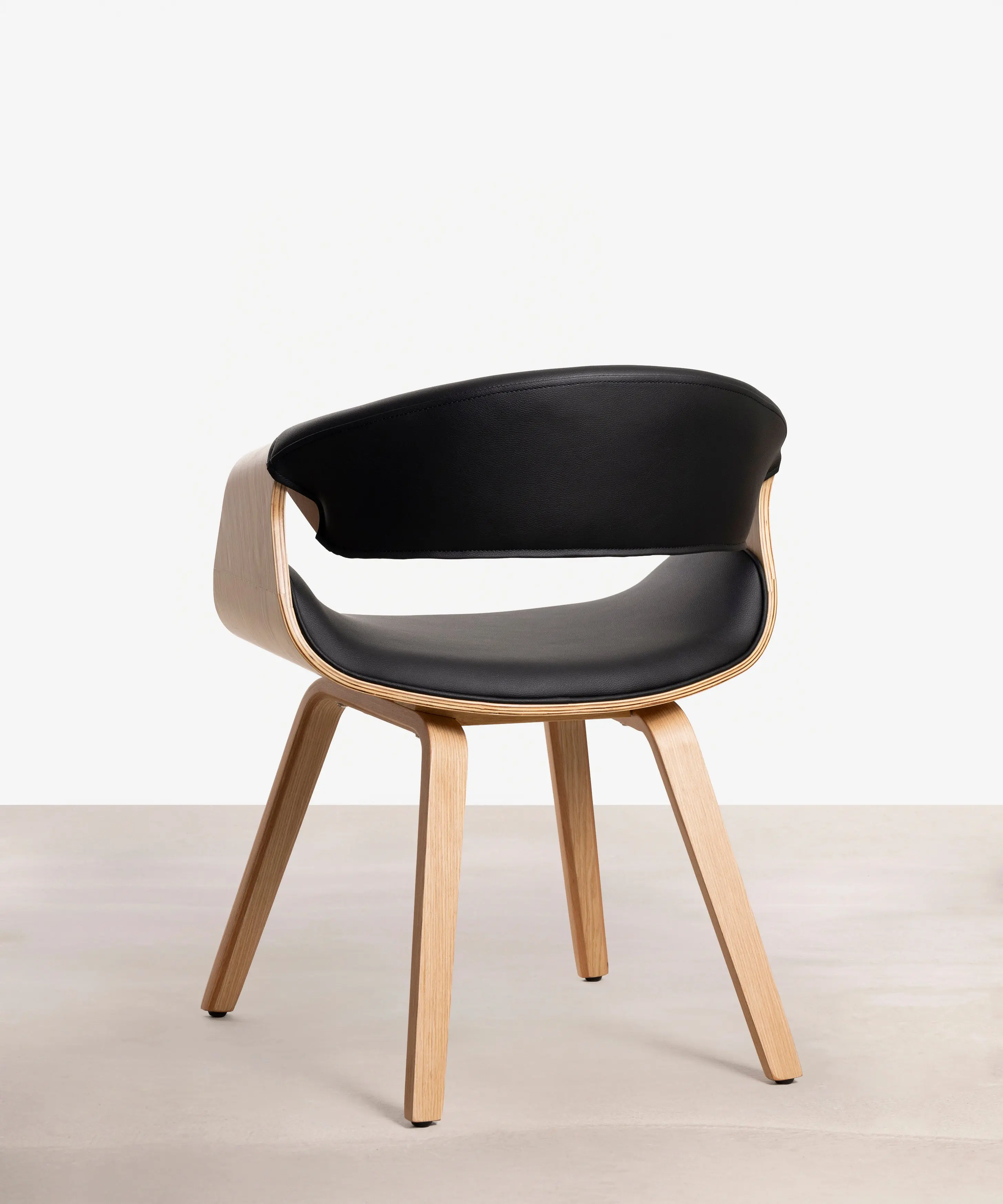 Silla de Comedor en Madera y Polipiel Binsa - Image 16
