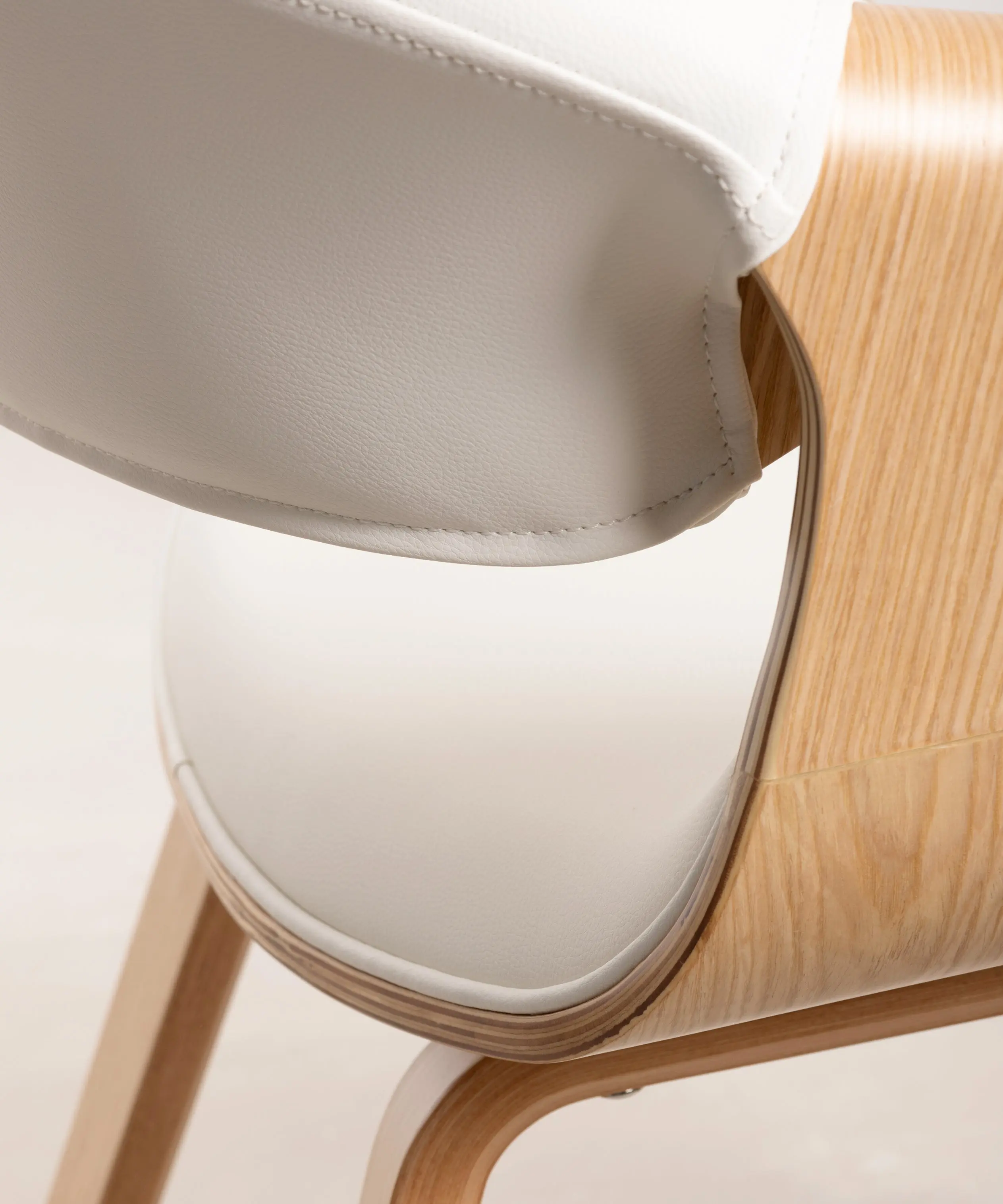 Silla de Comedor en Madera y Polipiel Binsa - Image 8