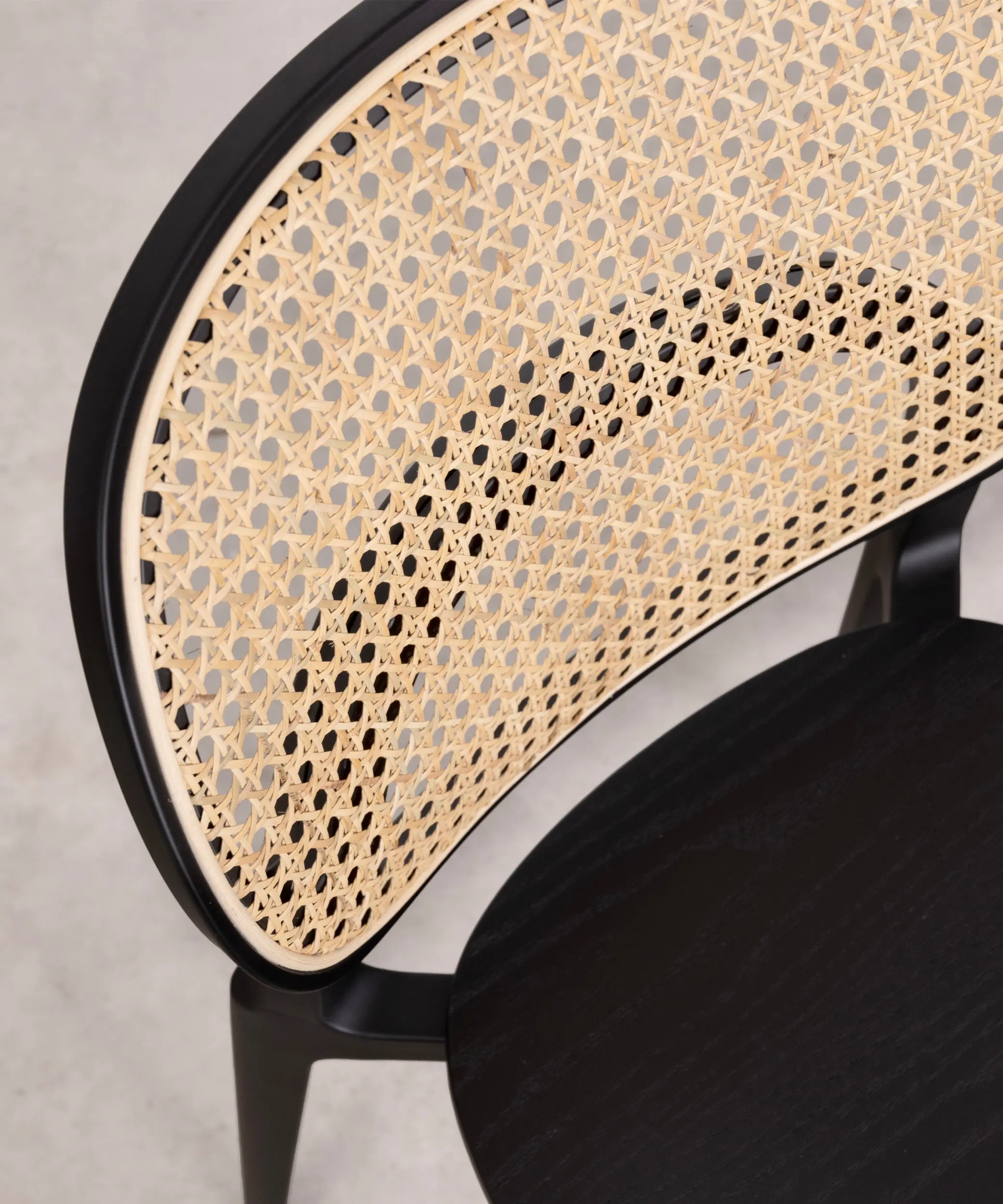 Silla de Comedor en Polipropileno Madera y Ratán Calista - Image 8