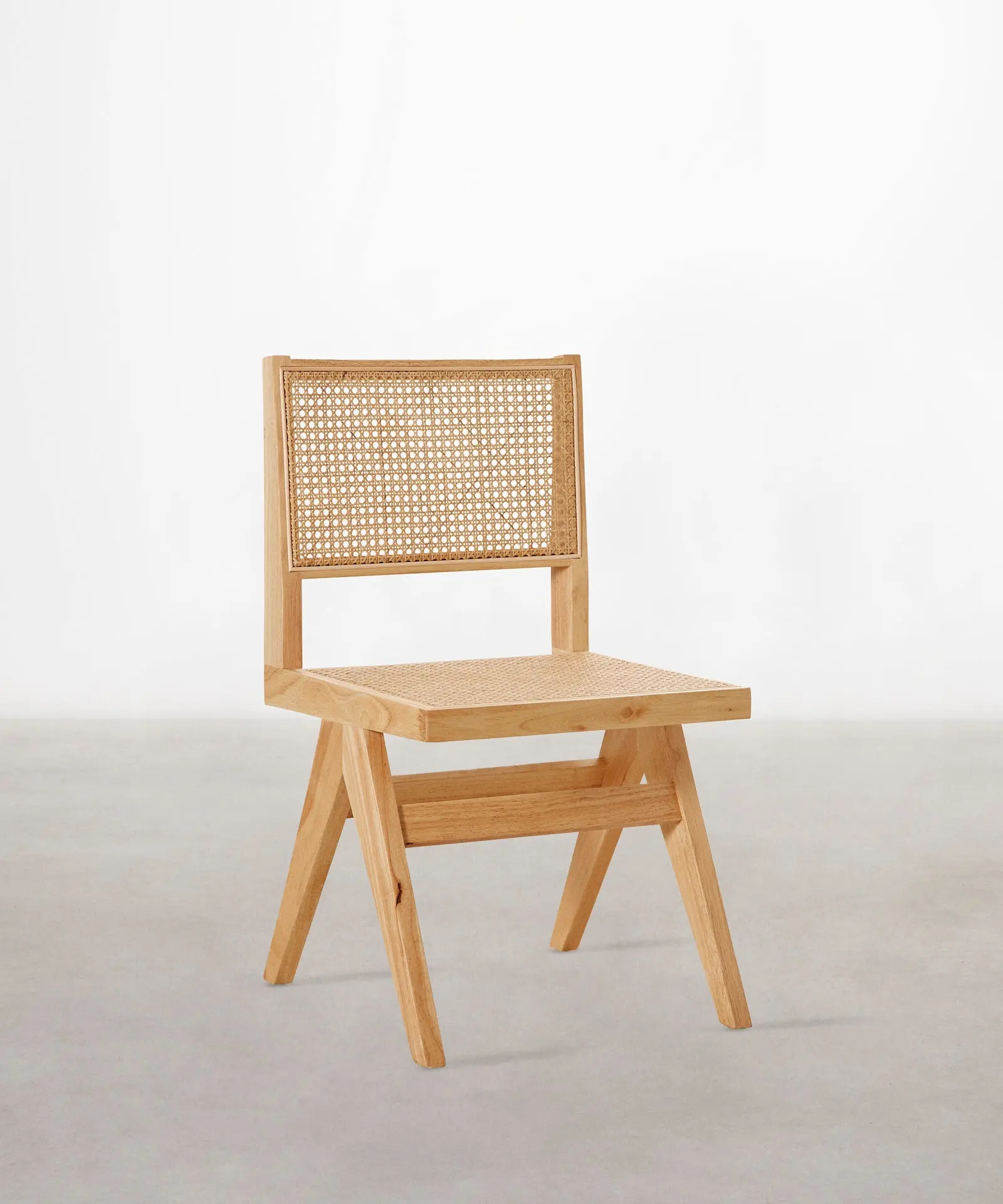 Silla de Comedor en Madera y Ratán Chiara - Image 23