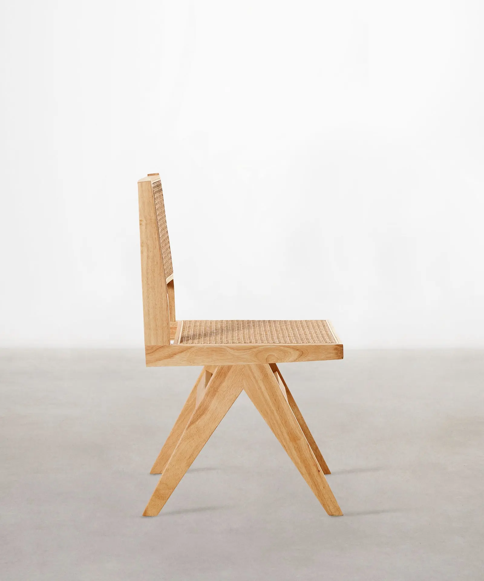 Silla de Comedor en Madera y Ratán Chiara - Image 25