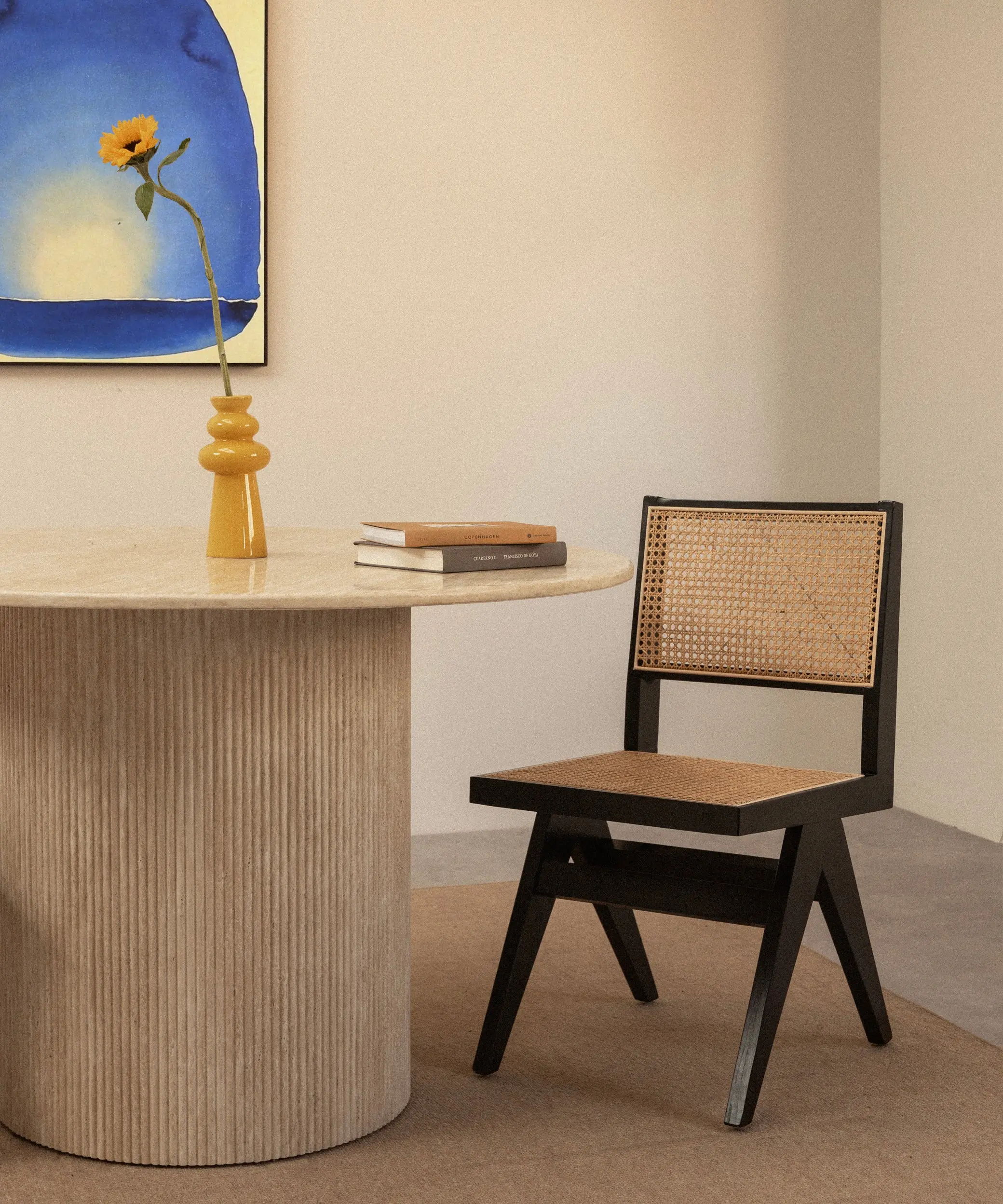 Silla de Comedor en Madera y Ratán Chiara - Image 37