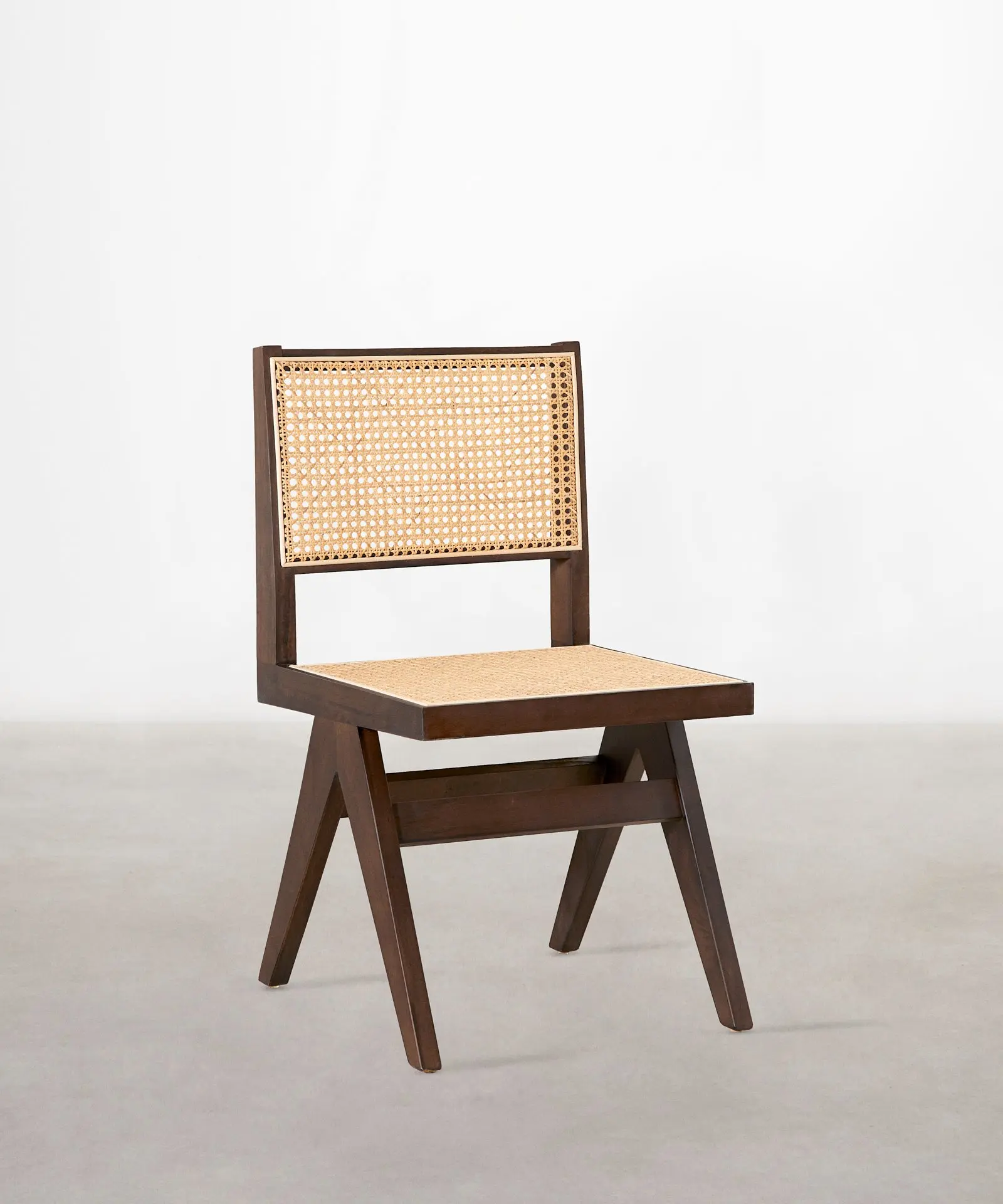 Silla de Comedor en Madera y Ratán Chiara - Image 8
