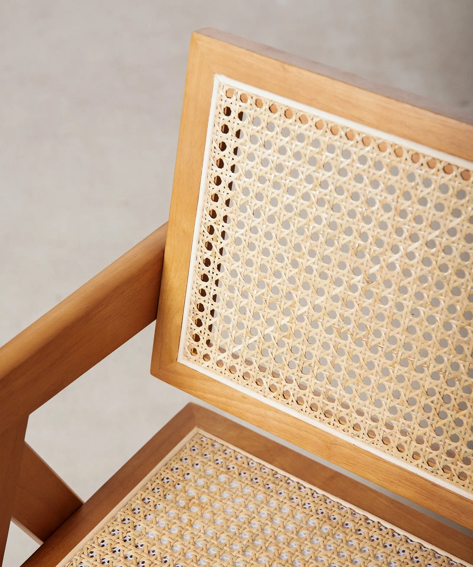 Silla de Comedor en Madera y Ratán con Reposabrazos Chiara Arms - Image 18