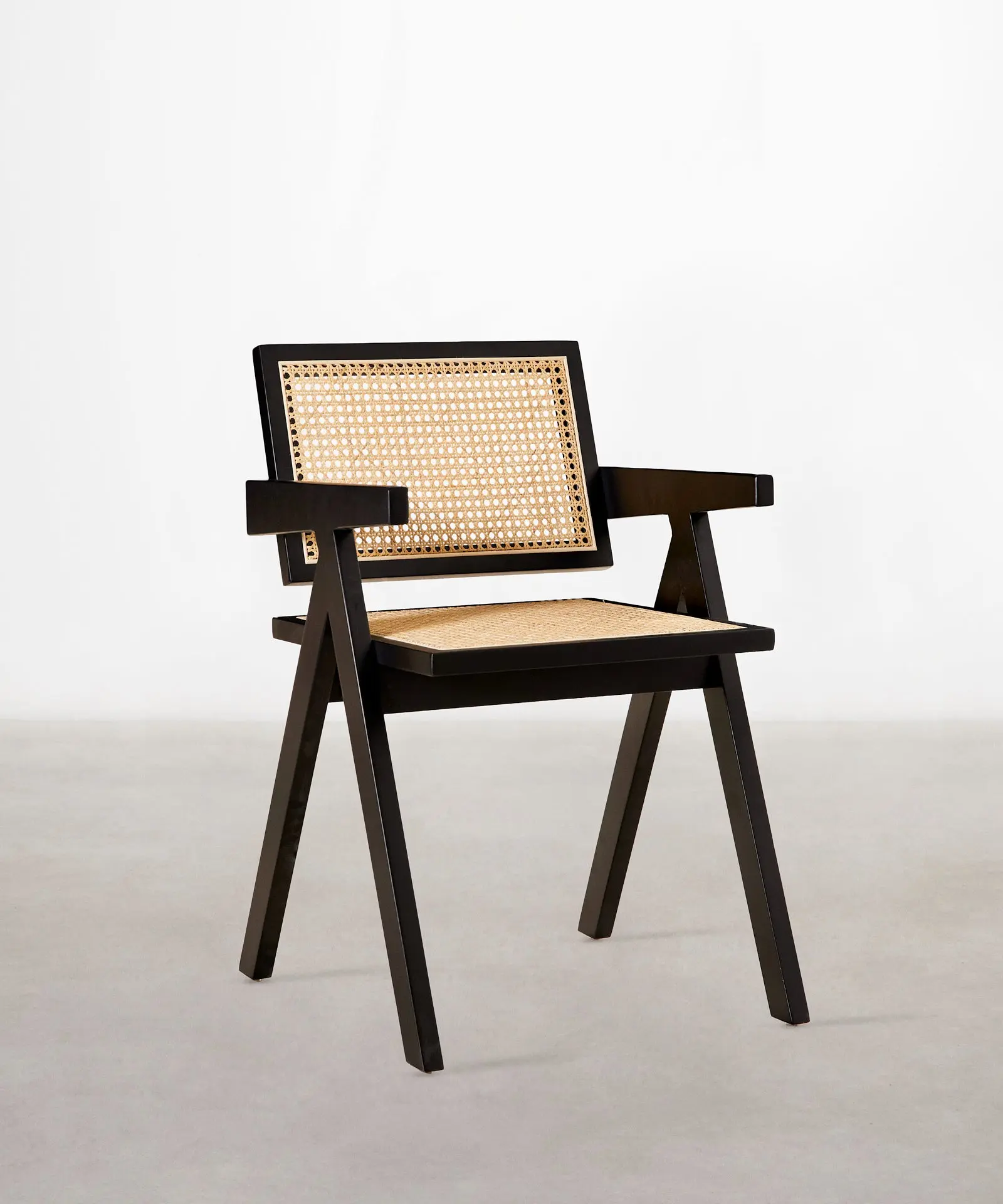 Silla de Comedor en Madera y Ratán con Reposabrazos Chiara Arms - Image 33