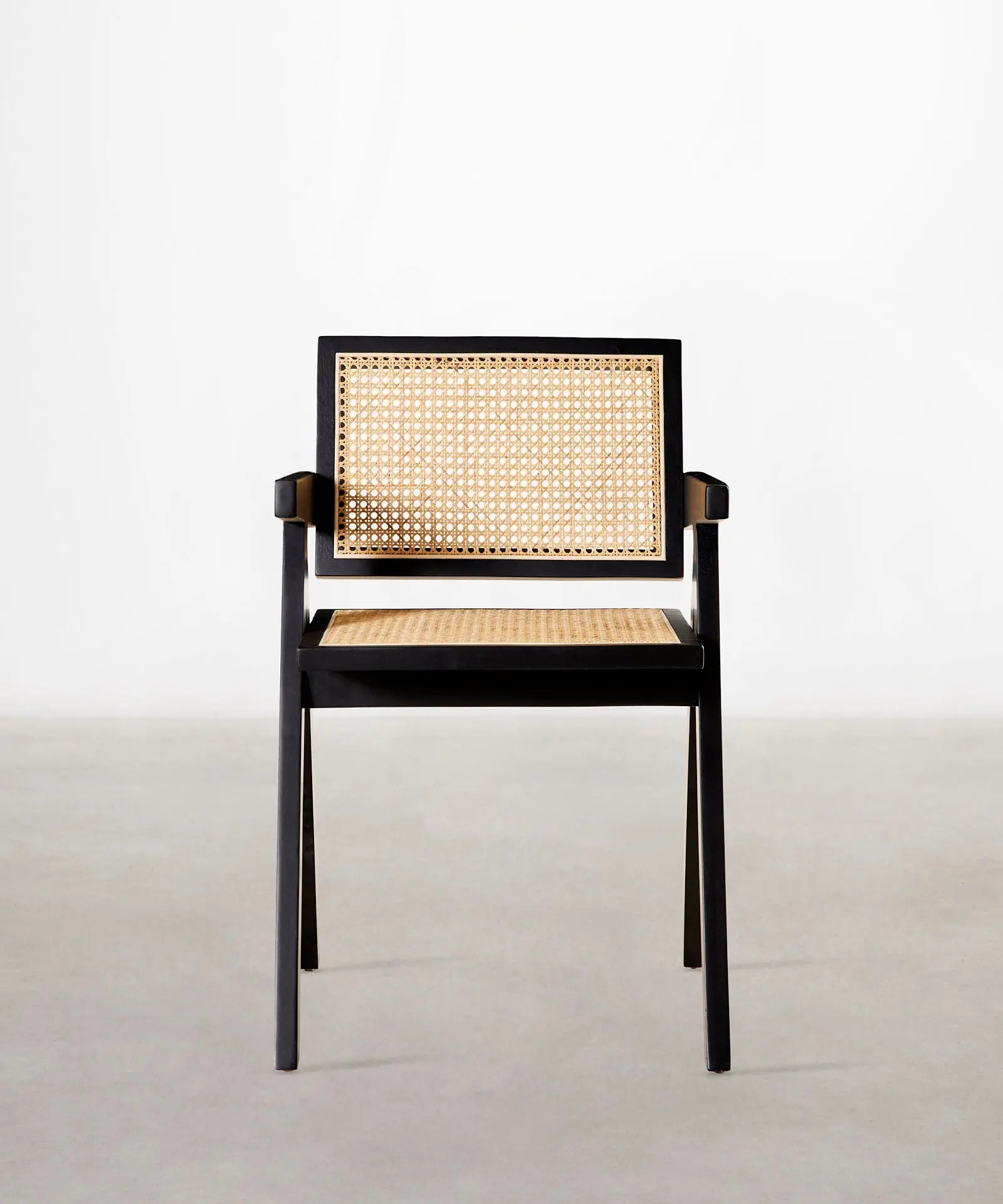 Silla de Comedor en Madera y Ratán con Reposabrazos Chiara Arms - Image 36