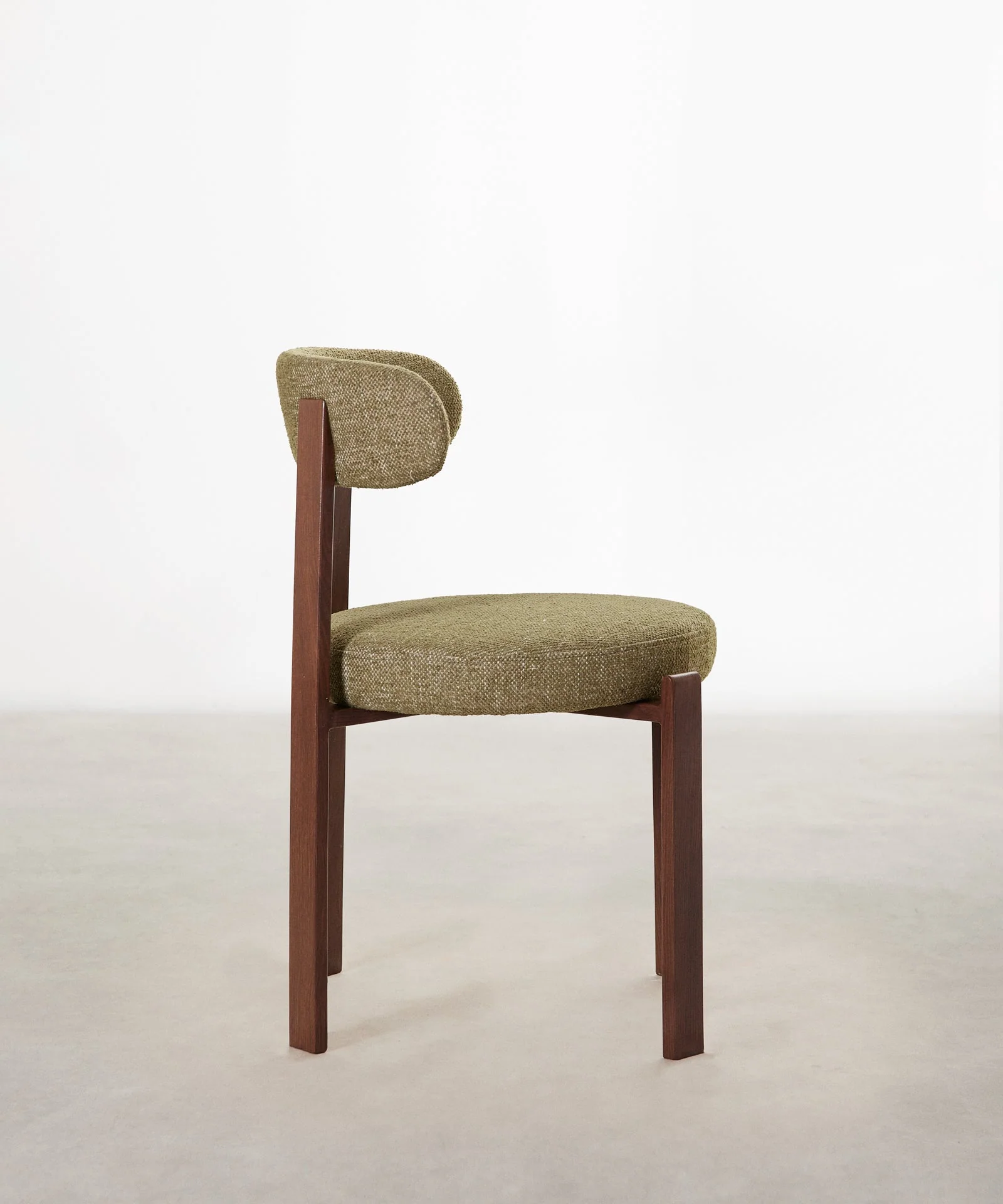Silla de Comedor Tapizada y en Metal efecto Madera Aura - Image 15