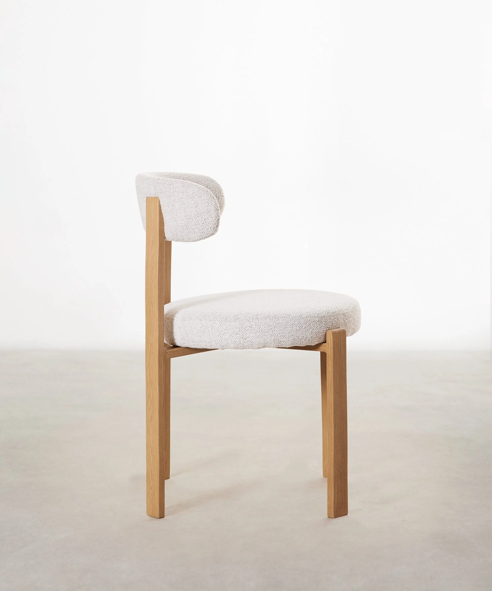 Silla de Comedor Tapizada y en Metal efecto Madera Aura - Image 25
