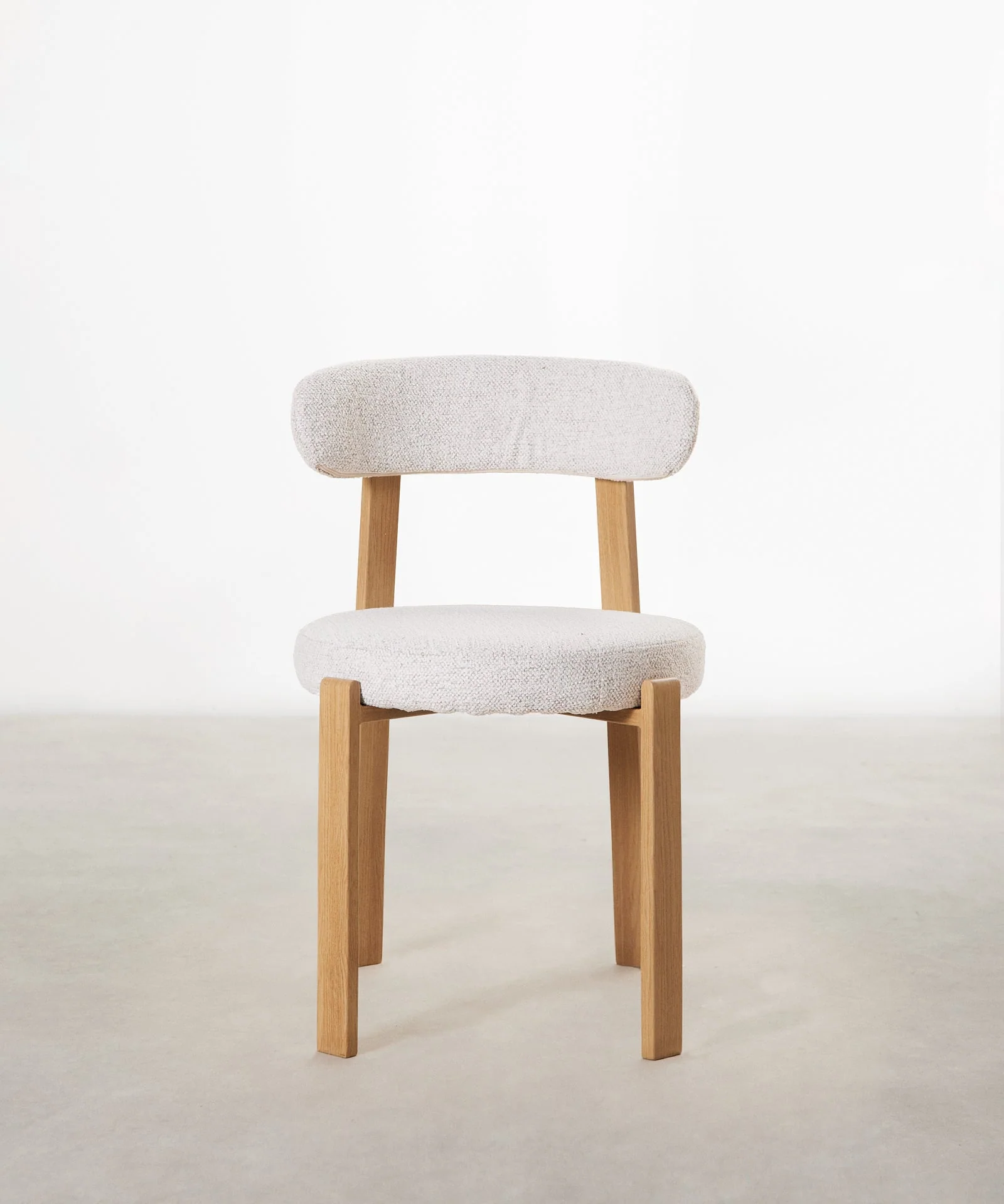 Silla de Comedor Tapizada y en Metal efecto Madera Aura - Image 26