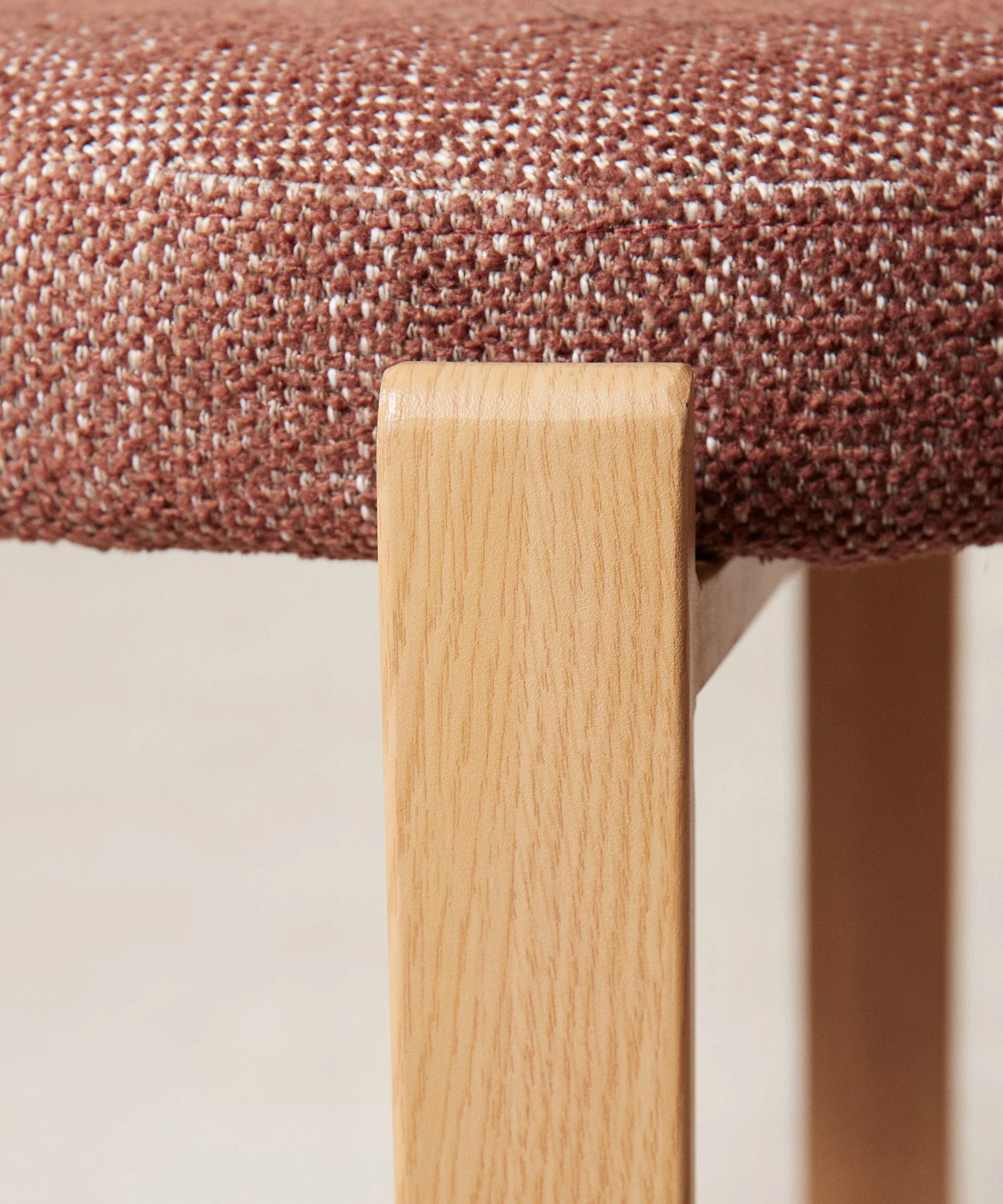 Silla de Comedor Tapizada y en Metal efecto Madera Aura - Image 37