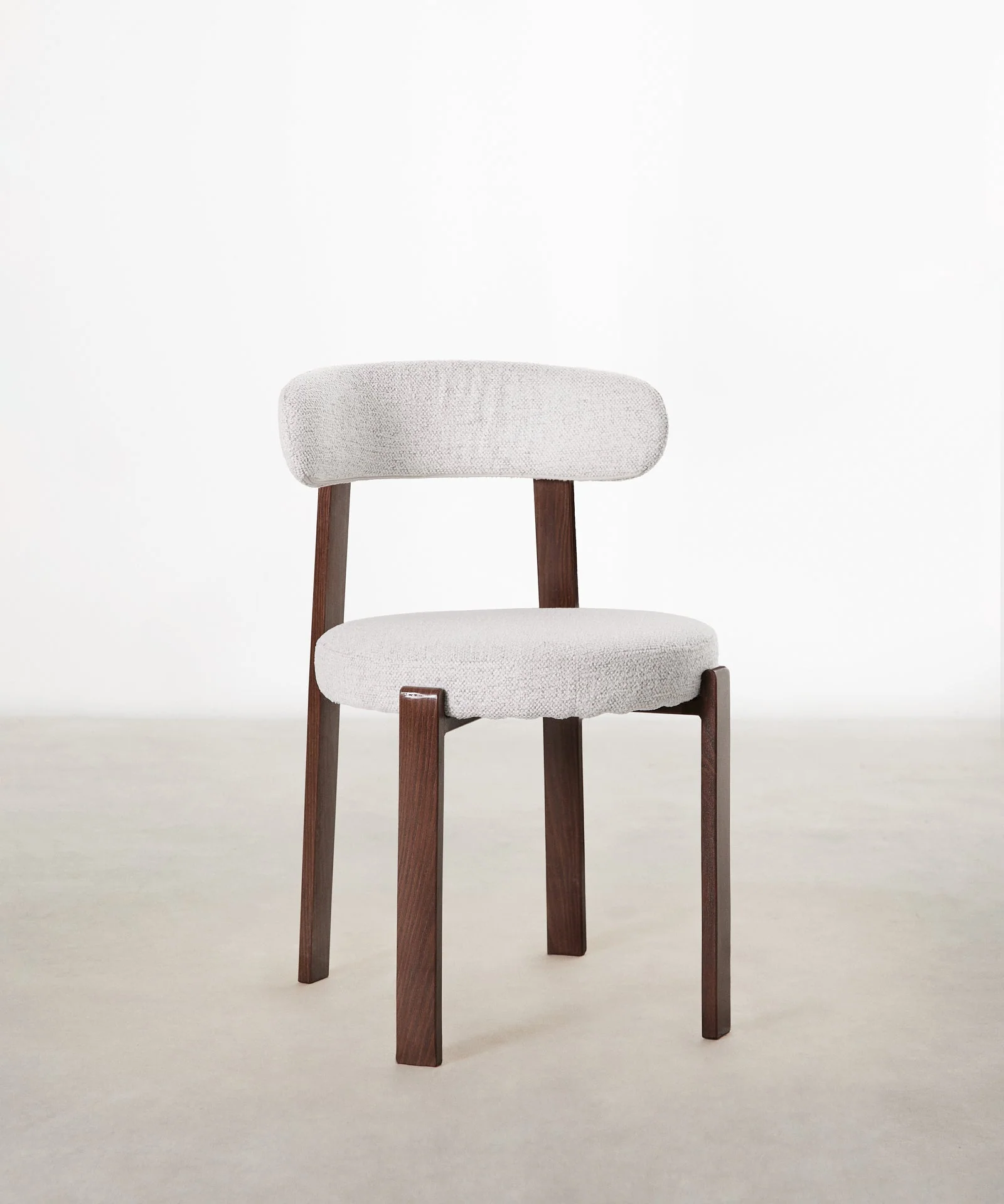 Silla de Comedor Tapizada y en Metal efecto Madera Aura - Image 52