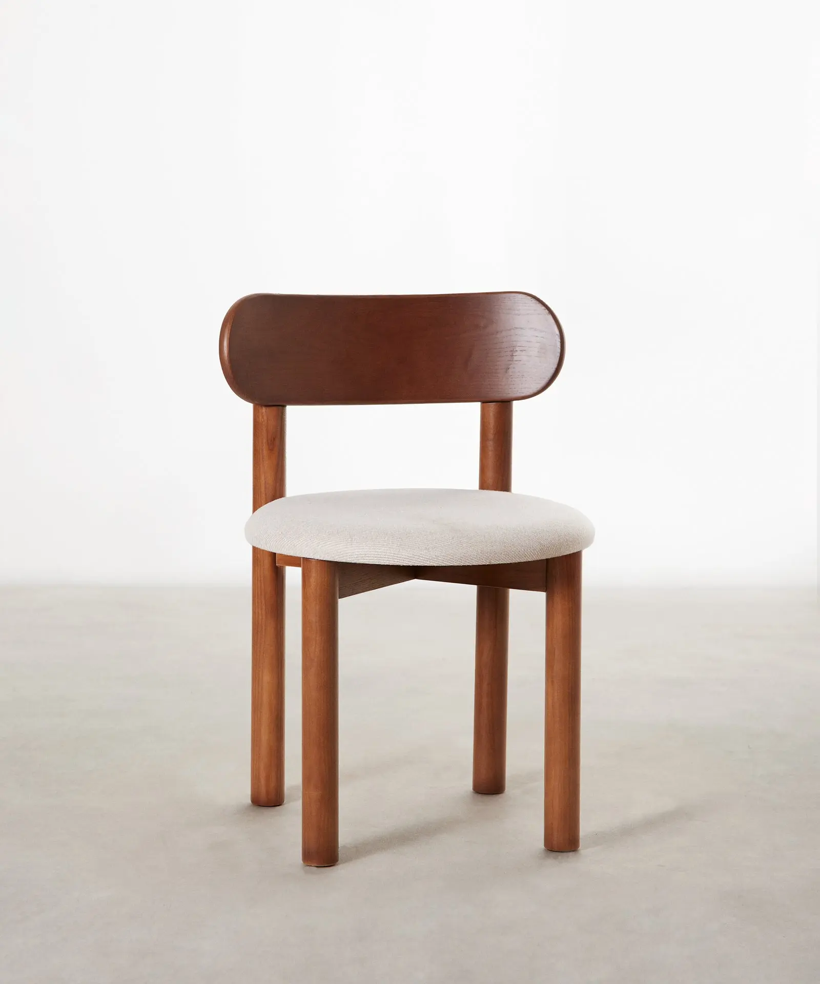 Silla de Comedor en Madera Tapizada Bianca - Image 3