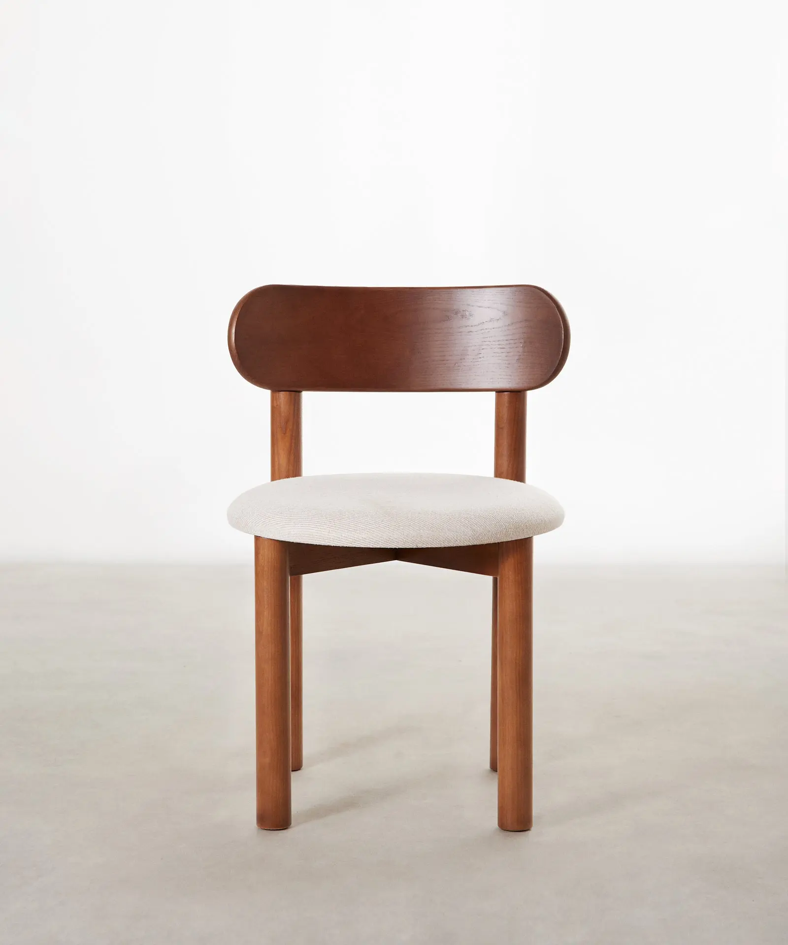 Silla de Comedor en Madera Tapizada Bianca - Image 5