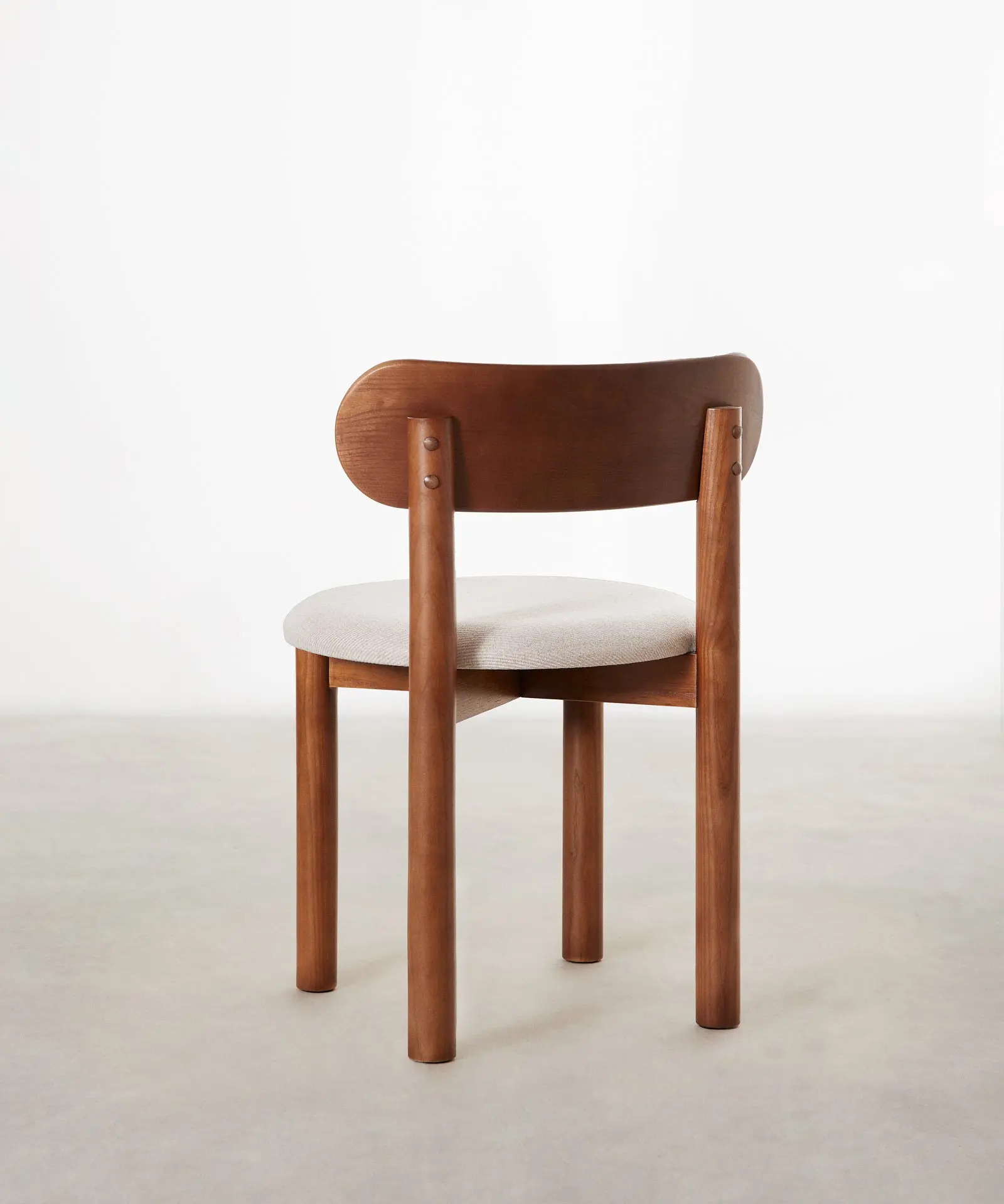 Silla de Comedor en Madera Tapizada Bianca - Image 6