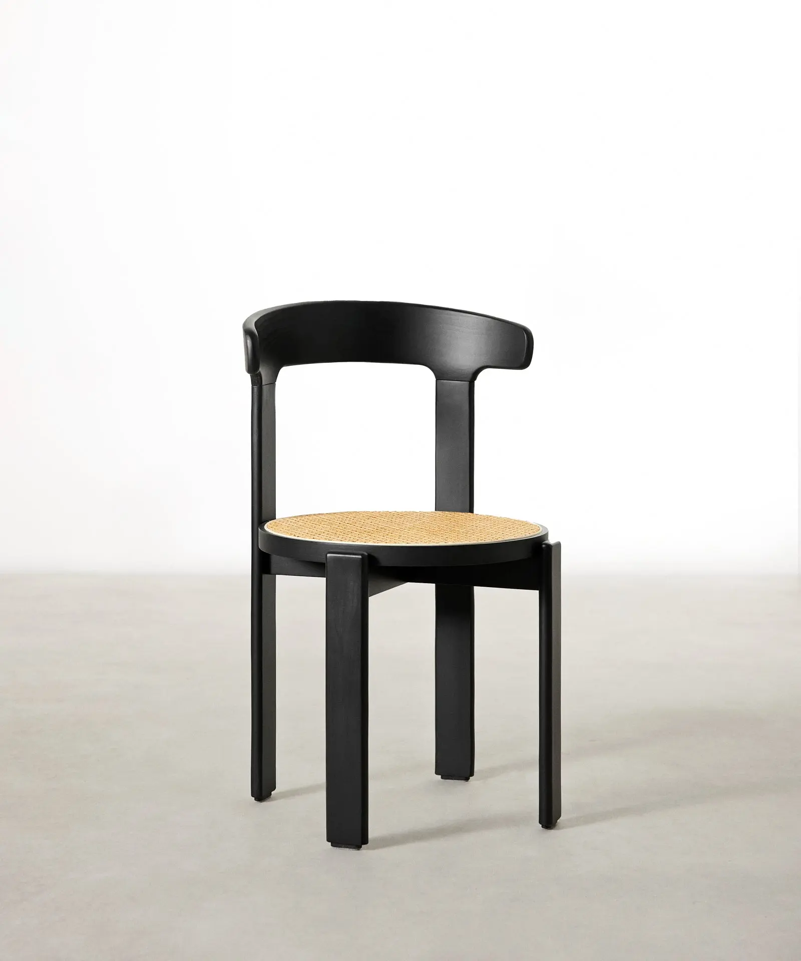 Silla de Comedor en Madera y Ratán Delia - Image 9