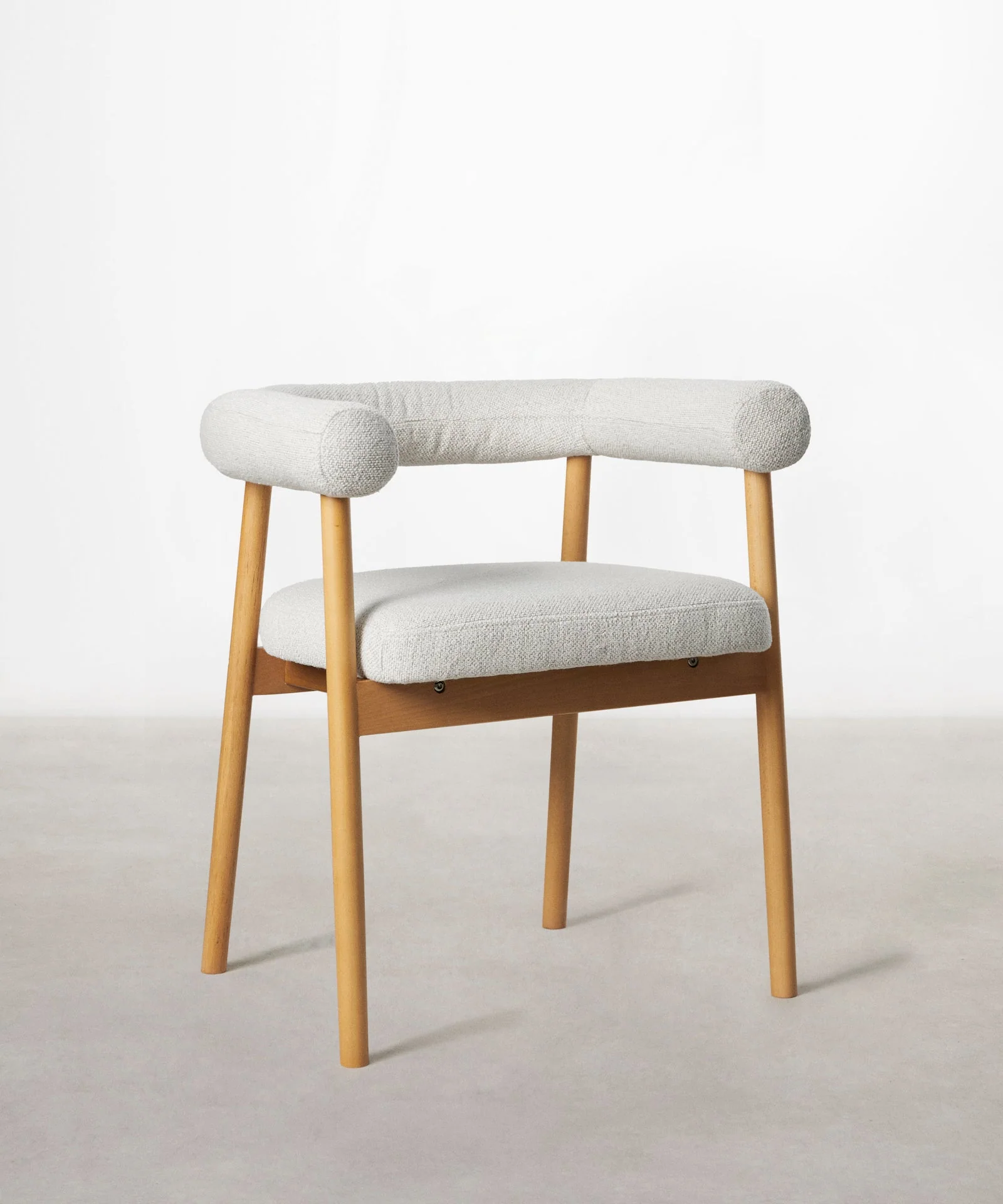 Silla de Comedor en Madera y Tapizada Sparks